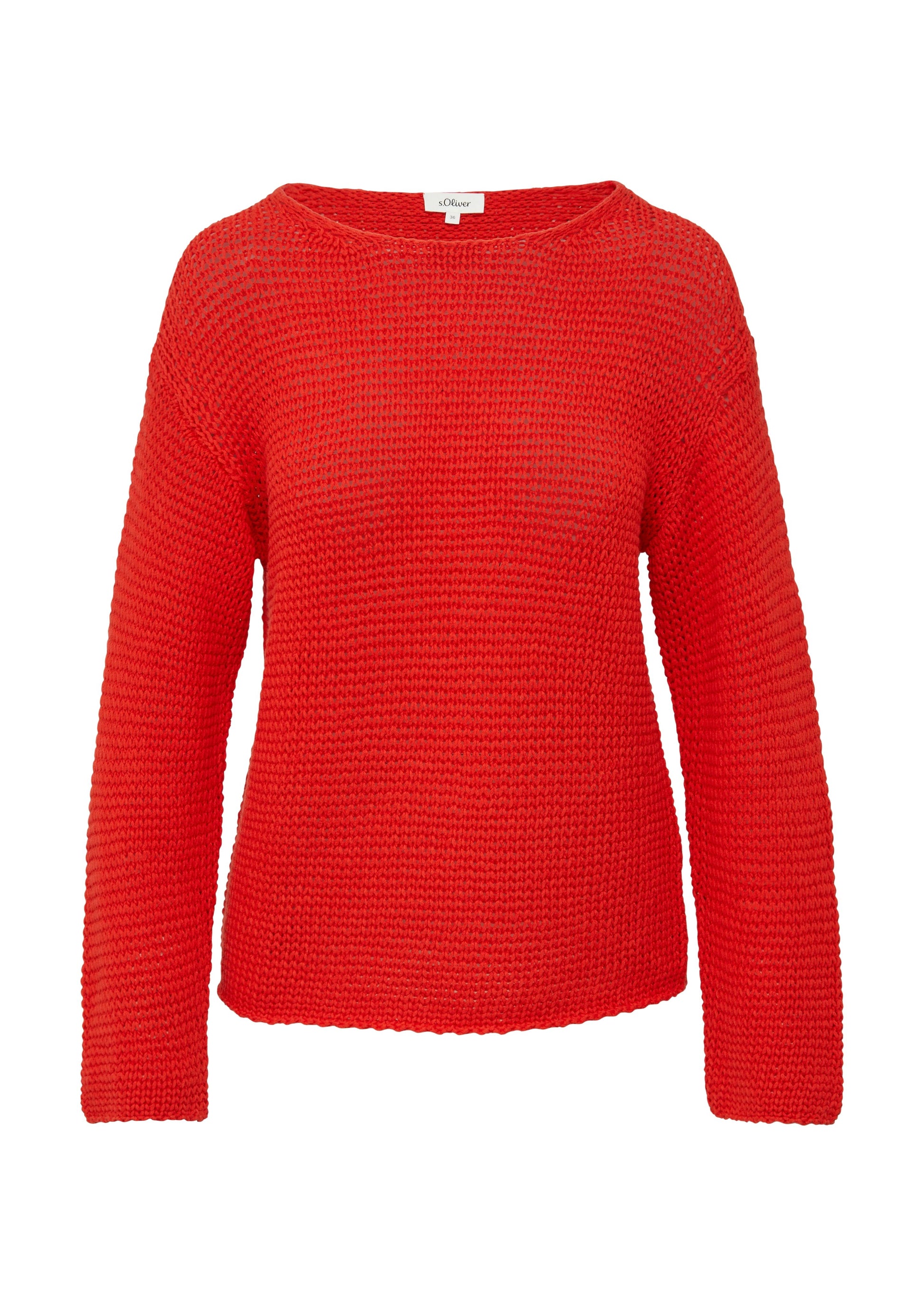 s. Oliver Damen Pullover rot