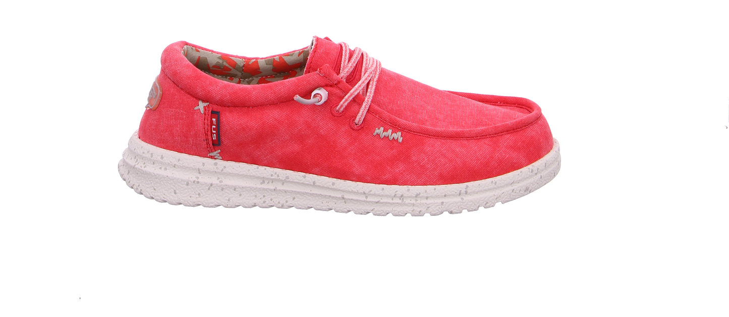 Fusion Damen Schuh Emma washed rot