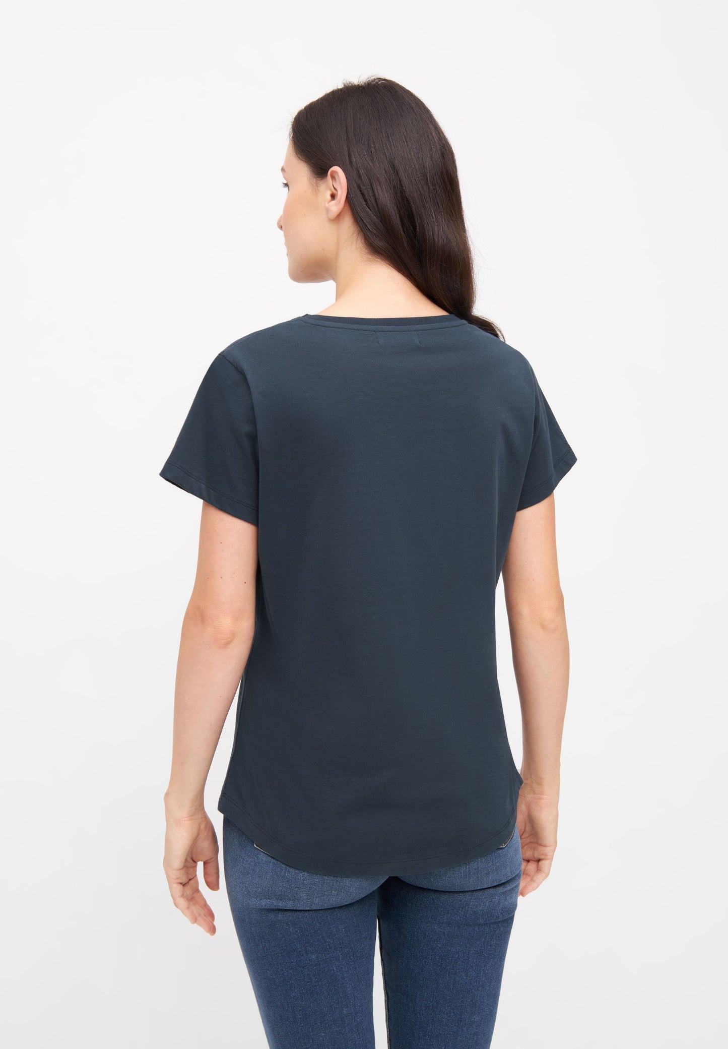 derbe Damen T-Shirt Moin Scherie blau