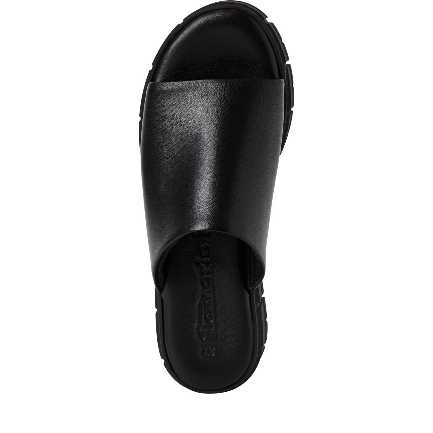 Tamaris Damen Pantolette schwarz