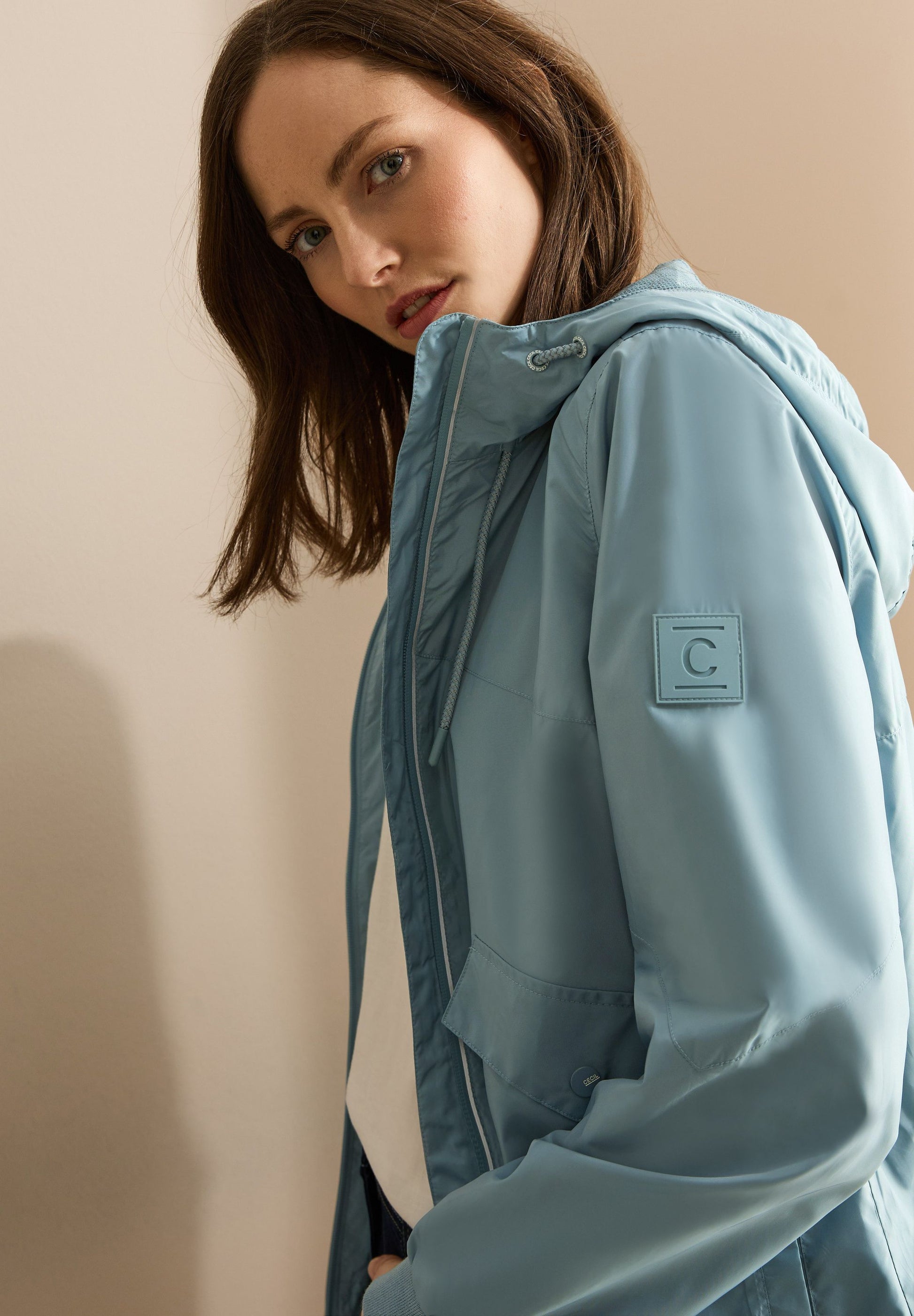 Cecil Damen Windbreaker blau