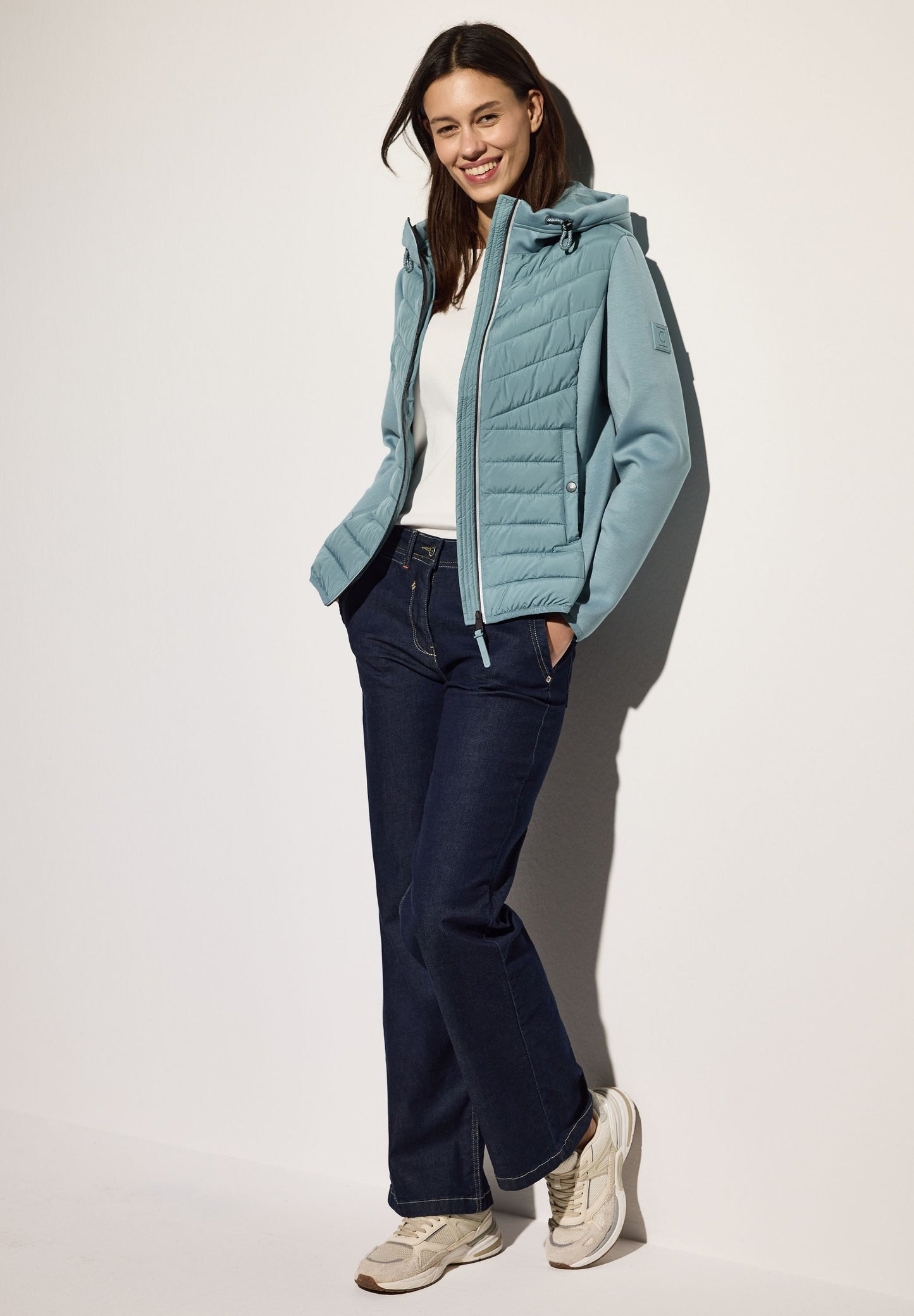 Cecil Damen Scuba Jacke blau