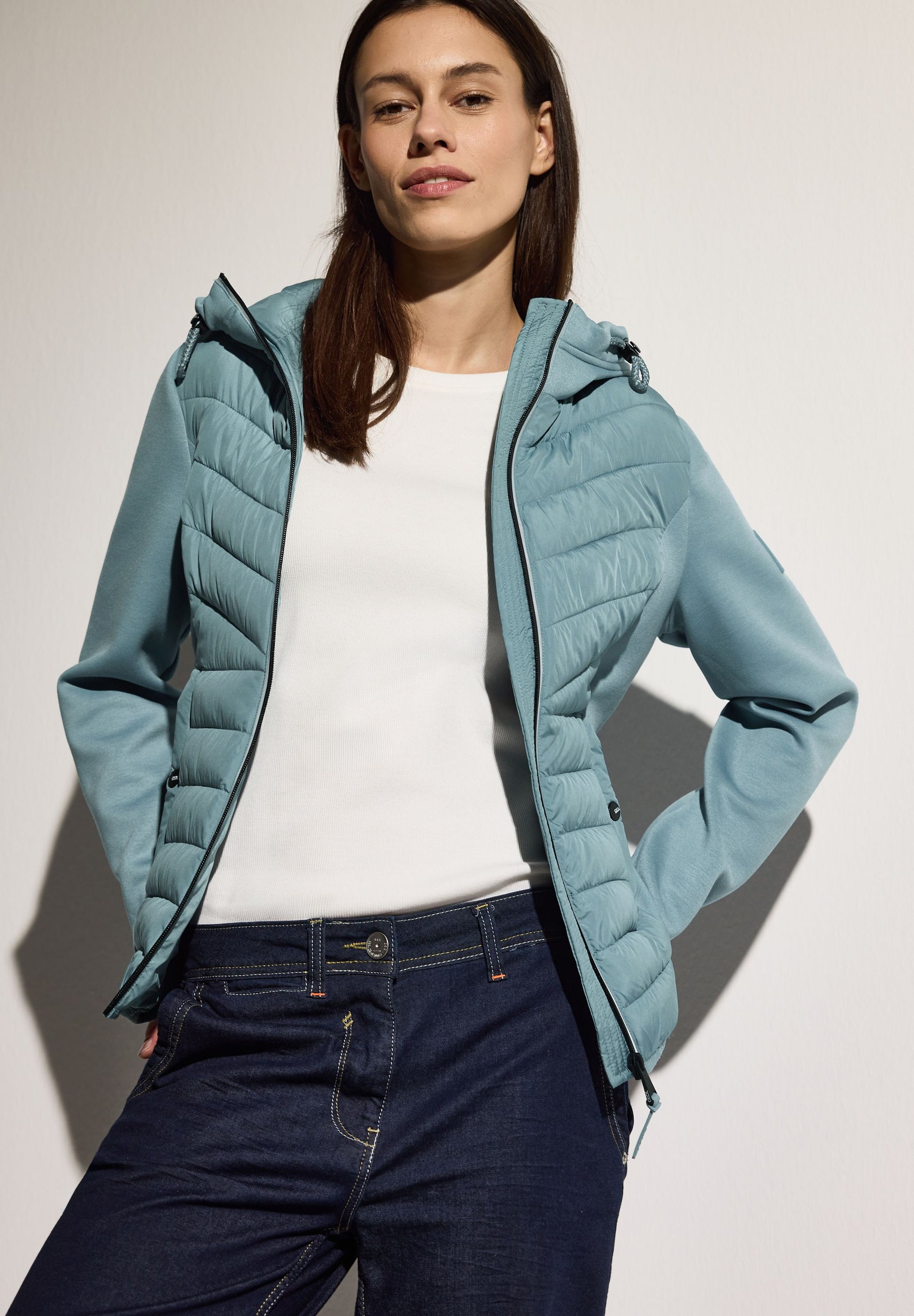 Cecil Damen Scuba Jacke blau