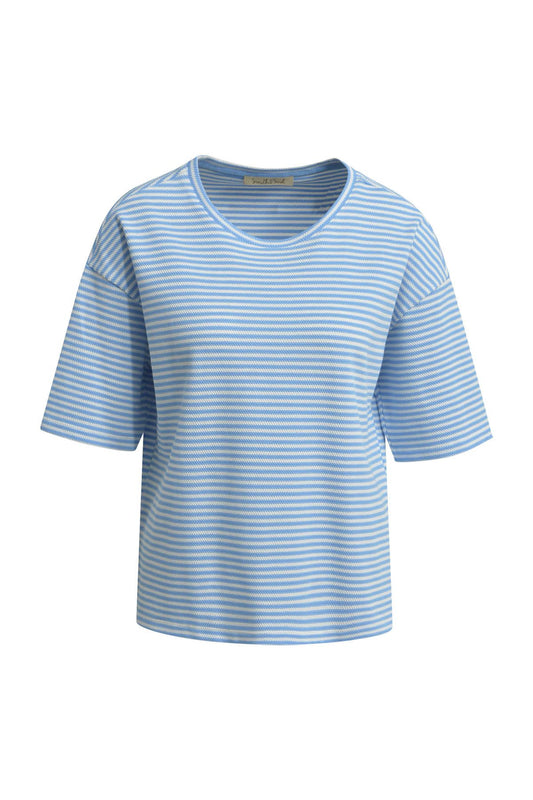 Smith&Soul Damen Structure T-Shirt blau