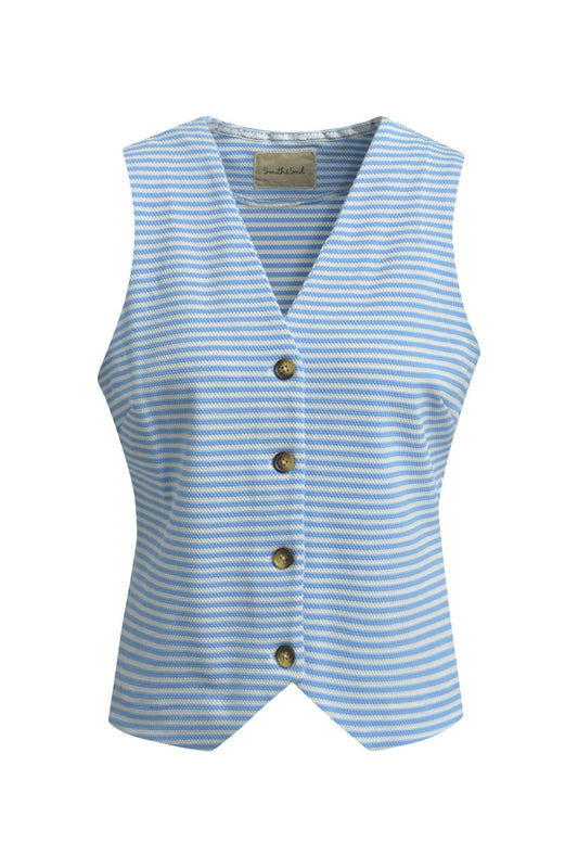 Smith&Soul Damen Weste blau
