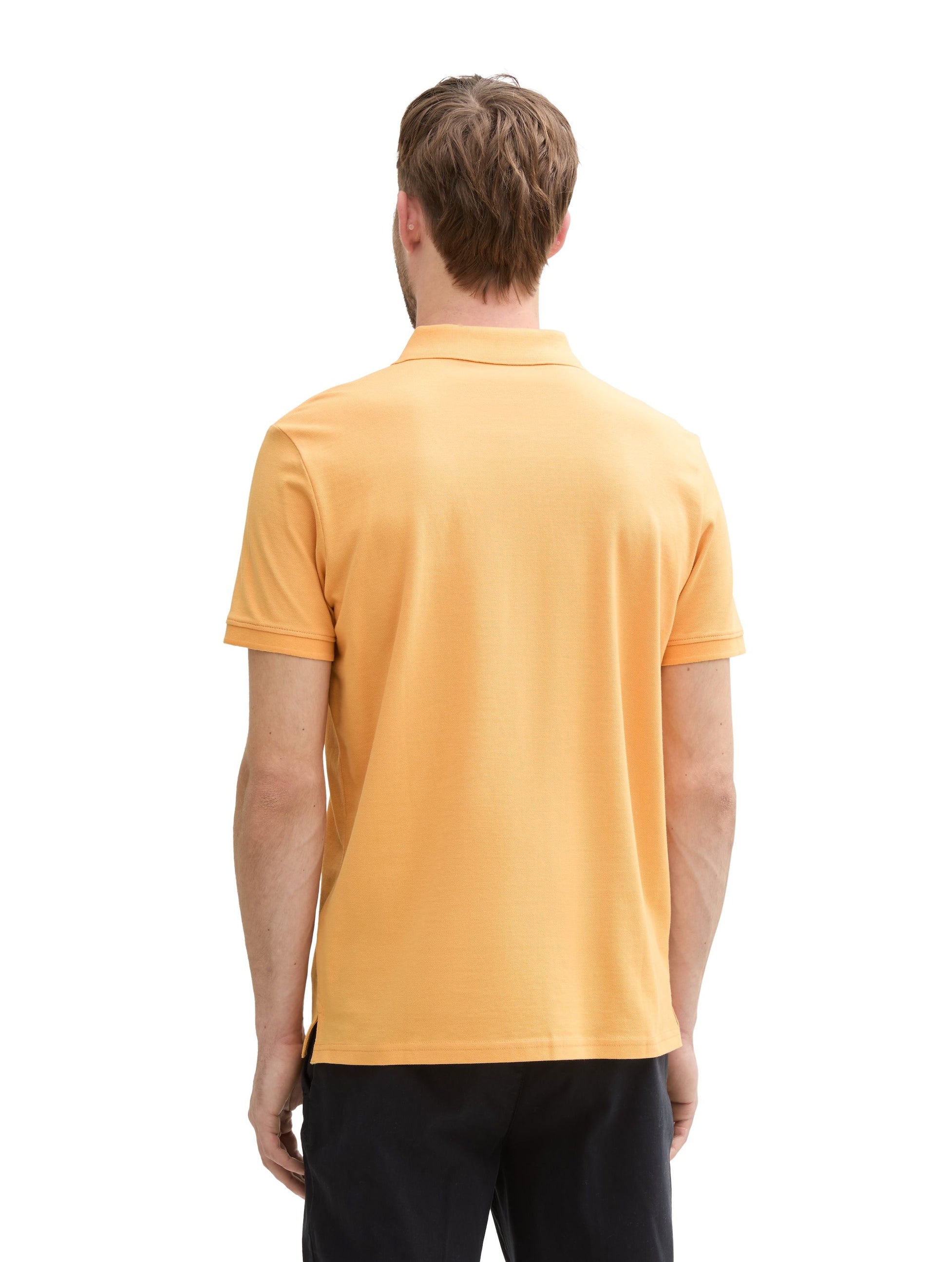 Tom Tailor Herren Piqué Poloshirt orange