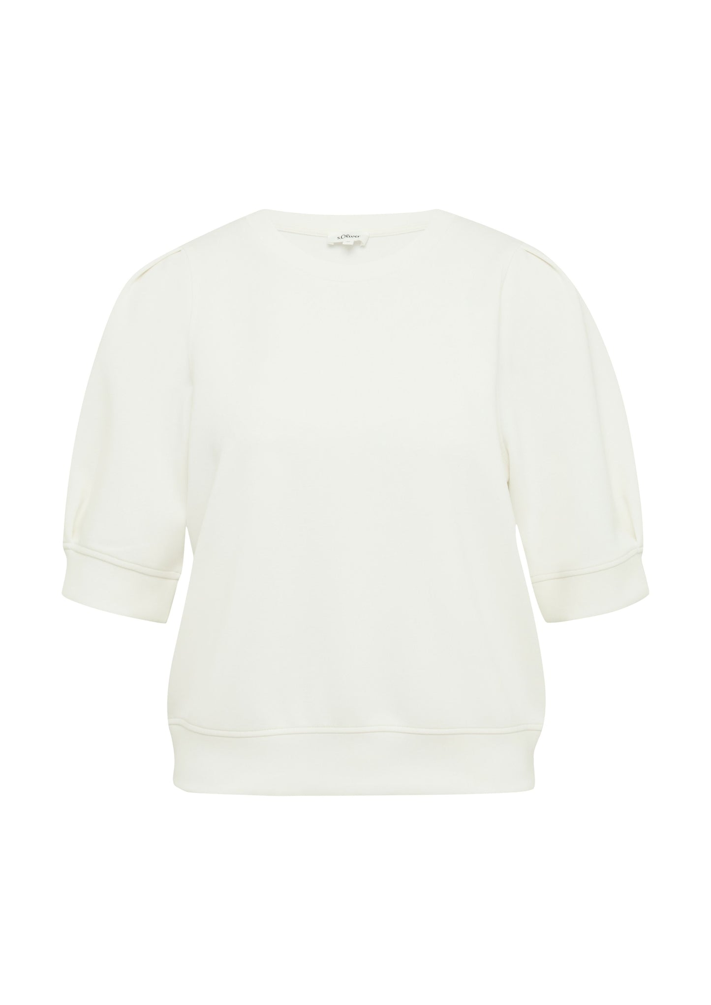 s. Oliver Damen Sweatshirt weiß