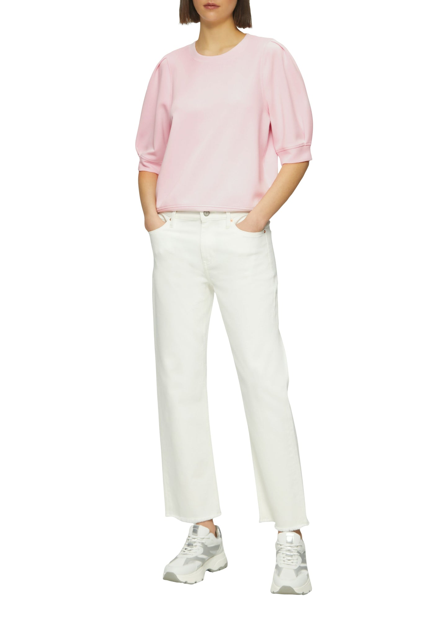 s. Oliver Damen Sweatshirt rosa