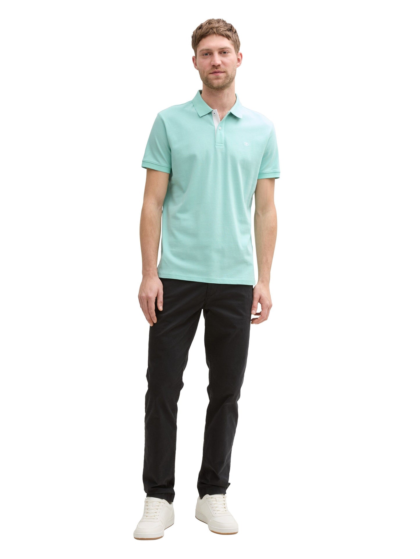 Tom Tailor Herren Poloshirt grün