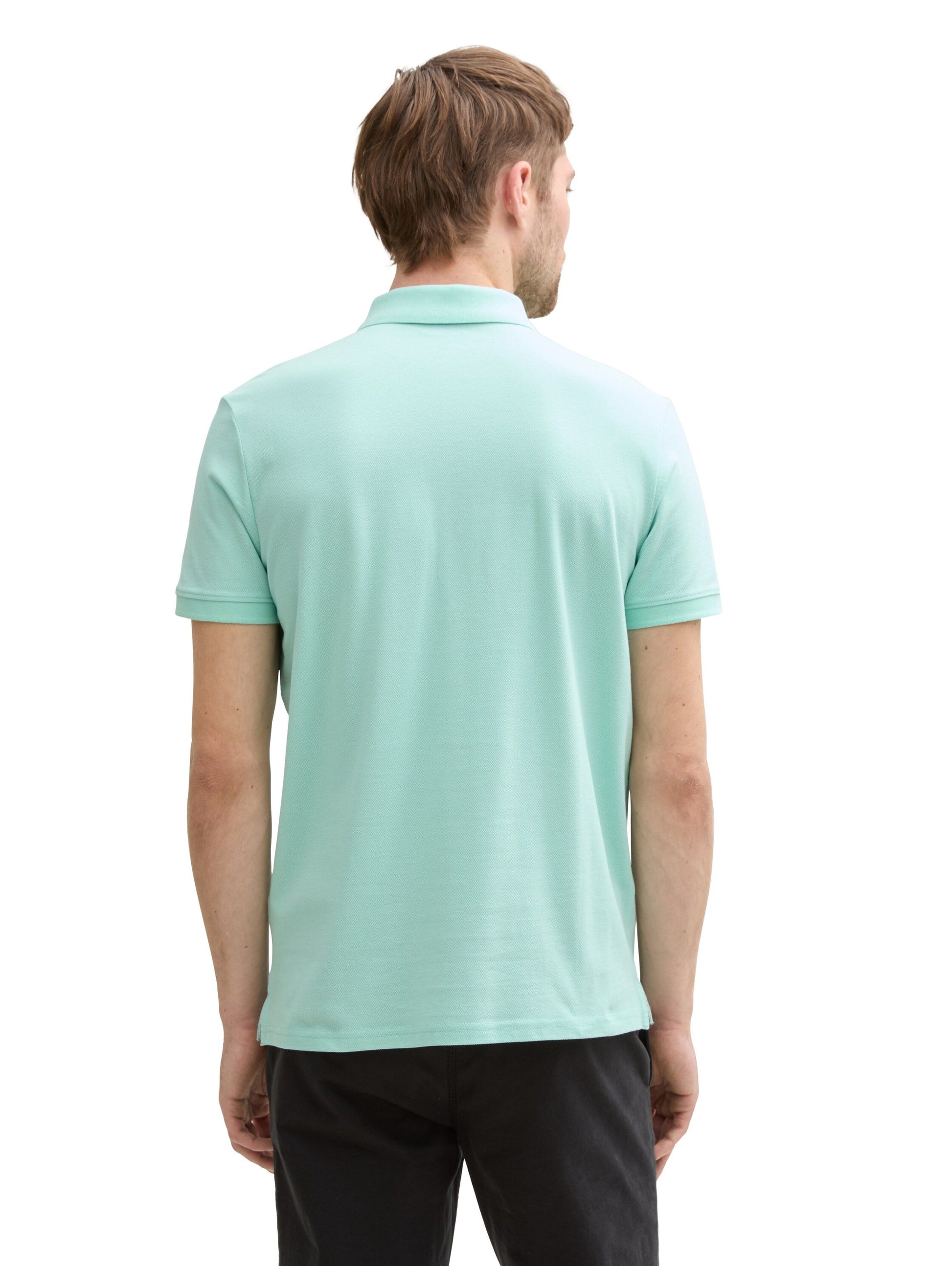 Tom Tailor Herren Poloshirt grün