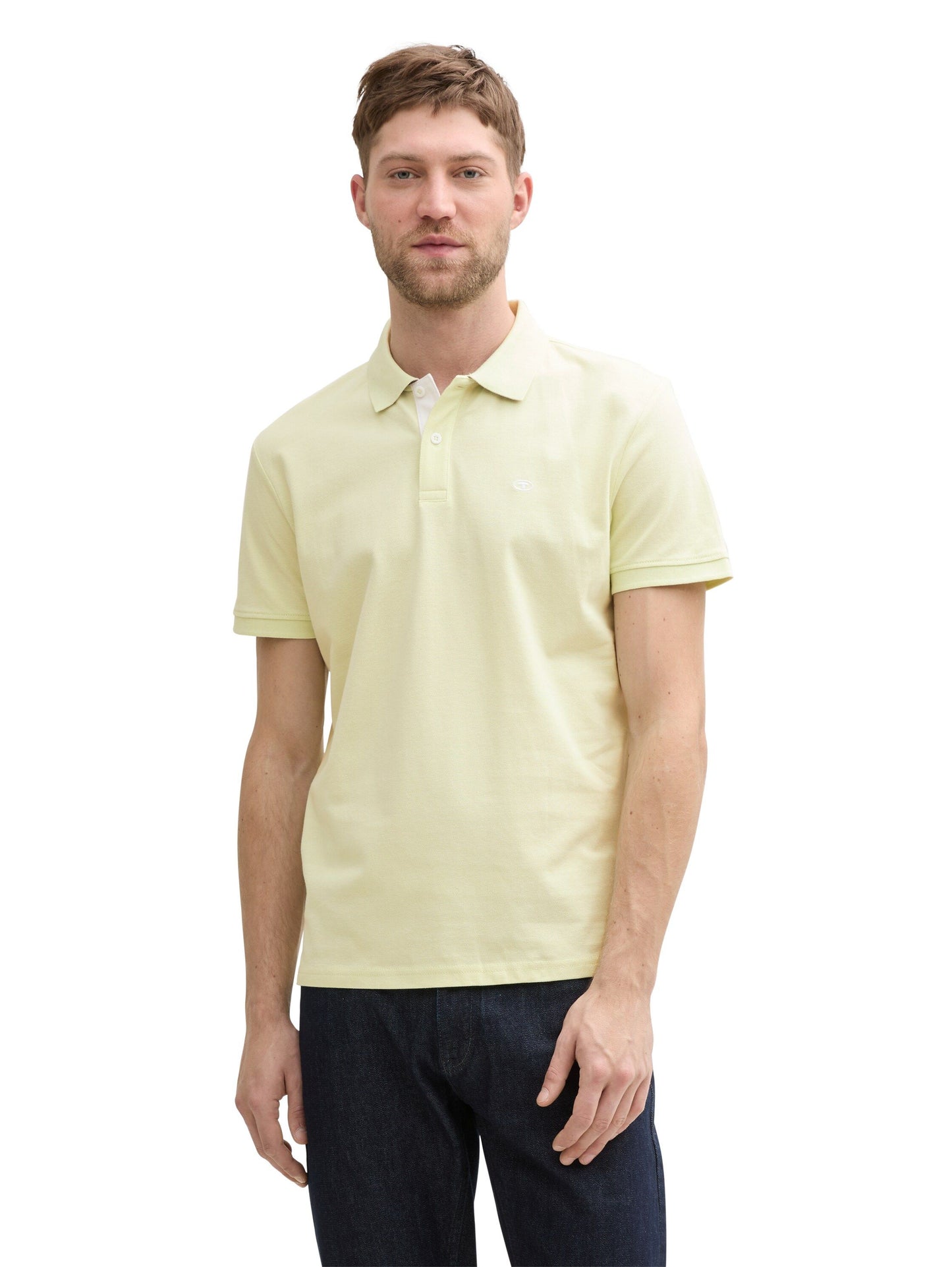 Tom Tailor Herren Poloshirt grün