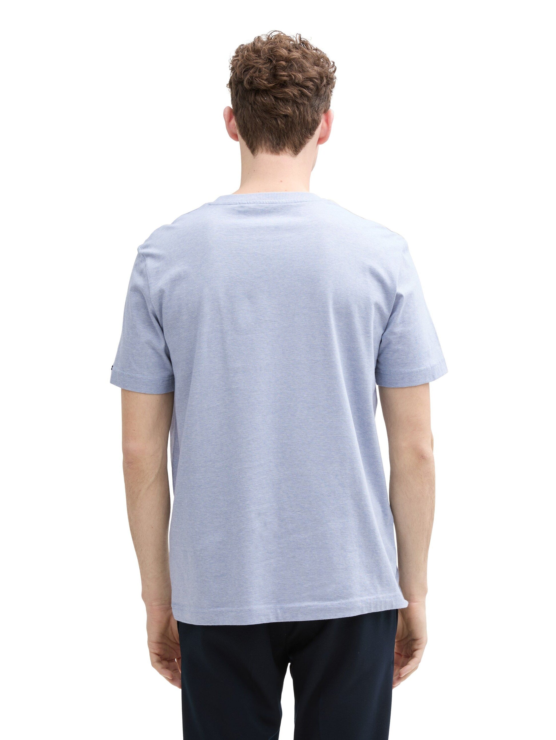 Tom Tailor Herren T-Shirt blau