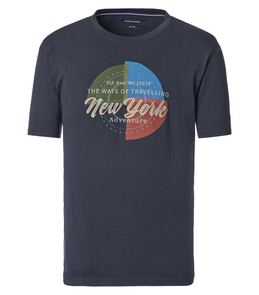 Casa Moda Herren T-Shirt blau