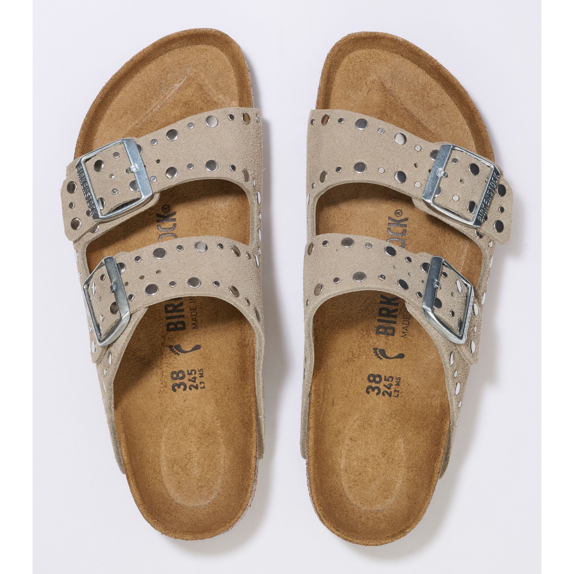 Birkenstock Damen Schuh Arizona Rivet LEVE braun