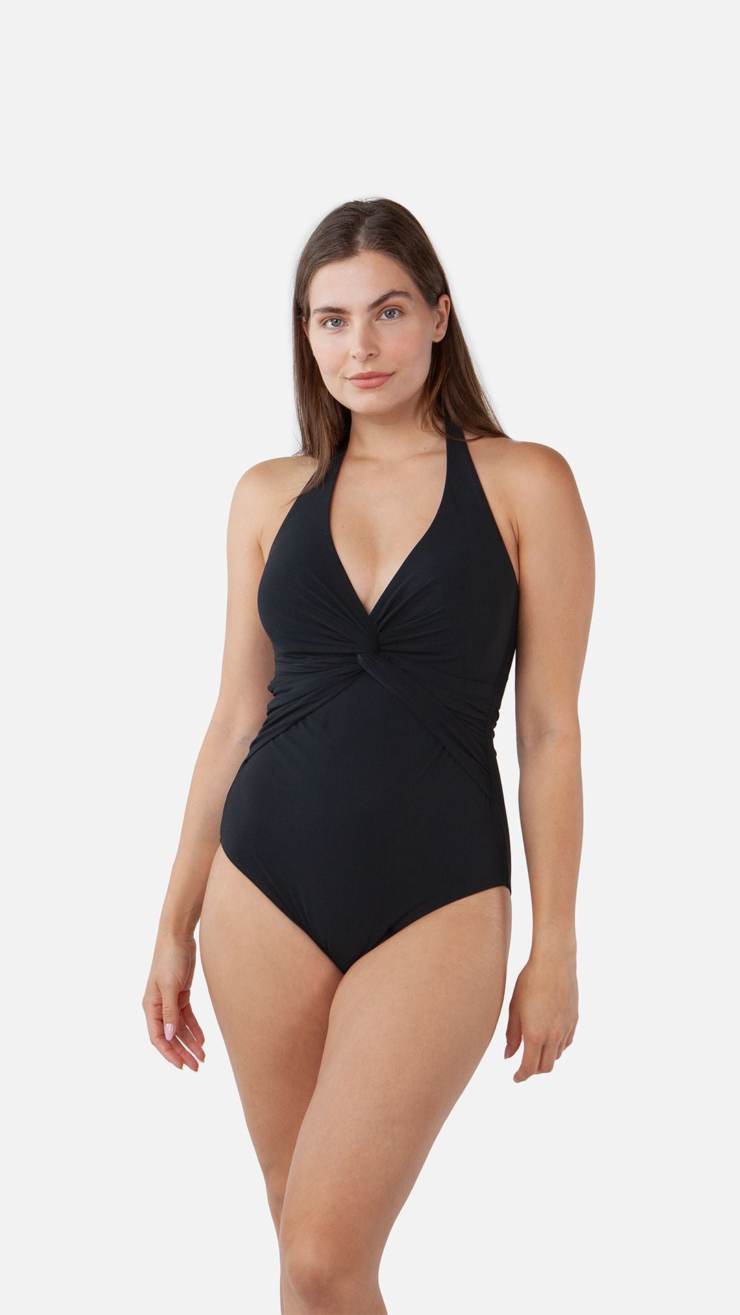 Barts – Barts Damen Badeanzug Solid Halter Shaping One Piece