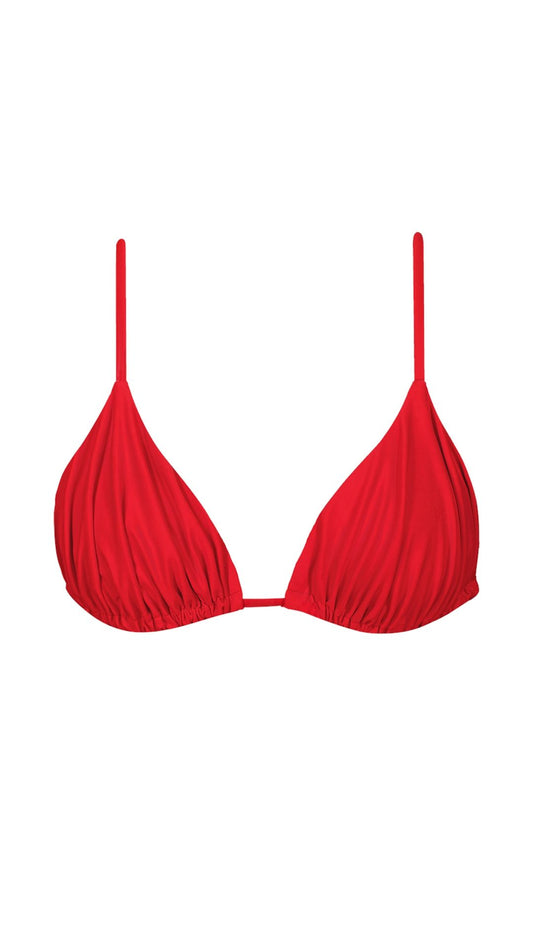 Barts Damen Bikinioberteil Kelli Gathered Triangle rot