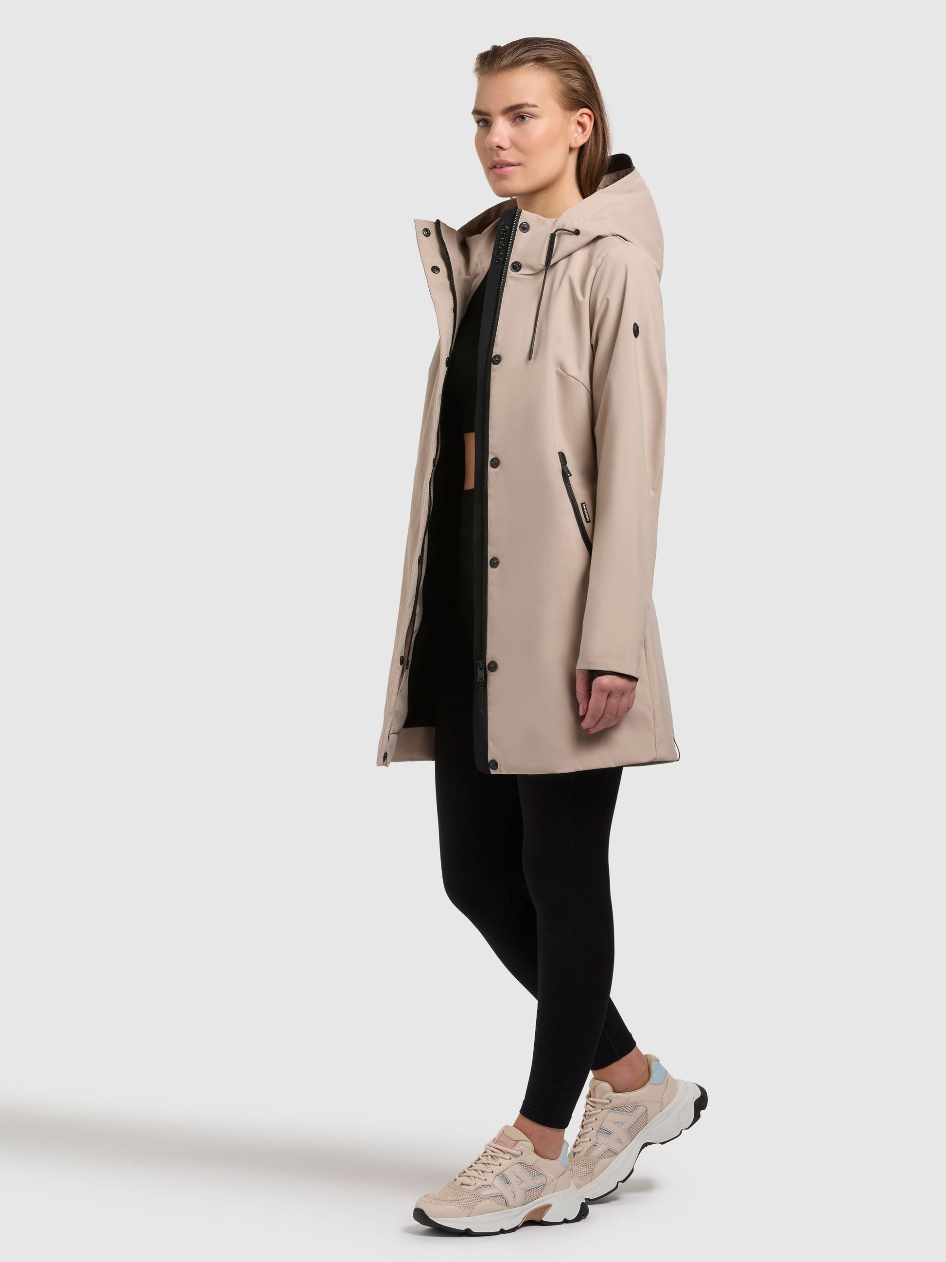 Khujo Damen Outdoorjacke Izaf3 beige