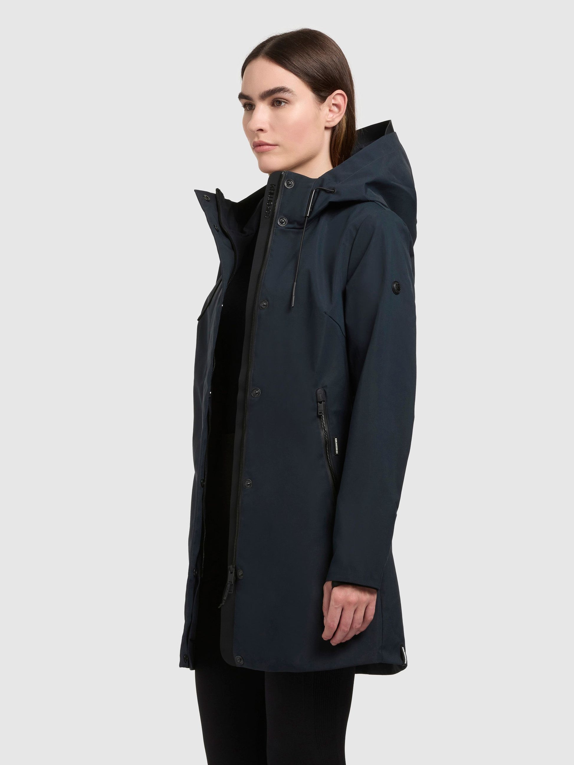 Khujo Damen Outdoorjacke Izaf3 blau