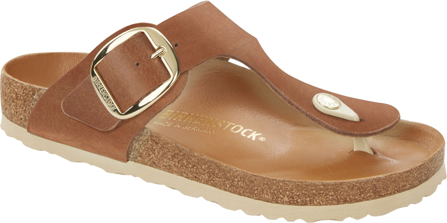 Birkenstock Damen Schuh Gizeh Big Buckle LEOI braun
