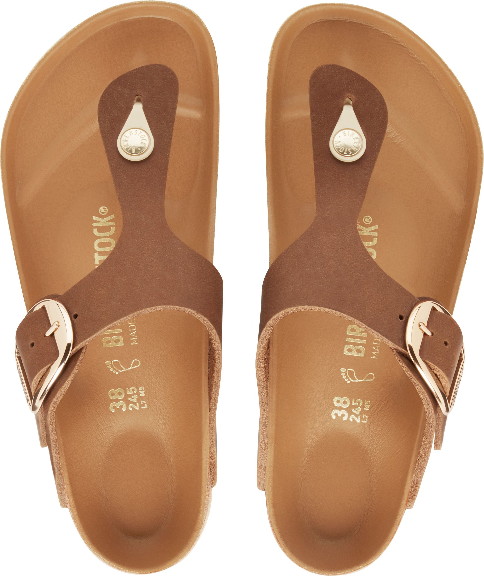 Birkenstock Damen Schuh Gizeh Big Buckle LEOI braun