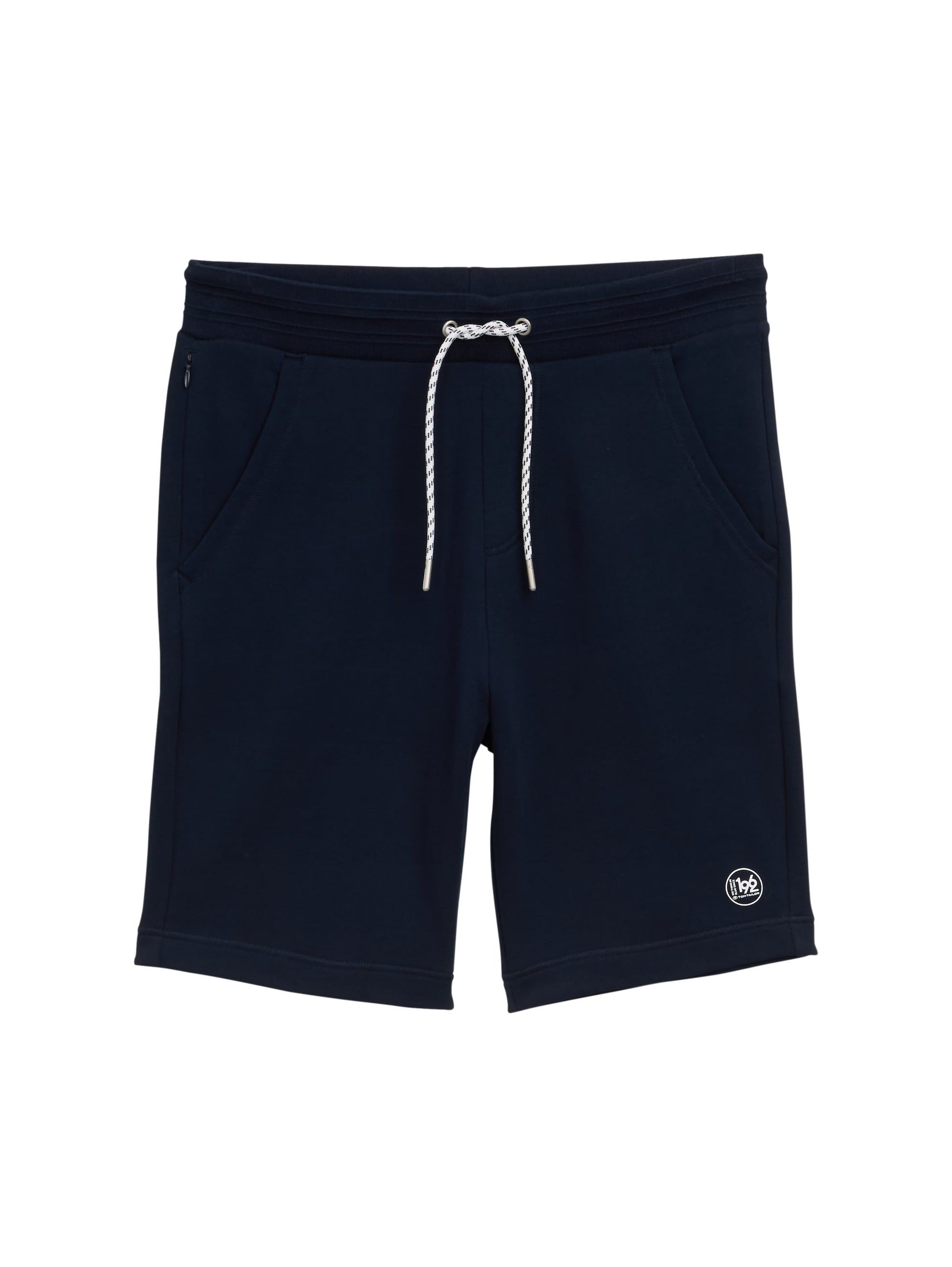Tom Tailor Sweat Shorts mit detailliertem Kordelzug blau