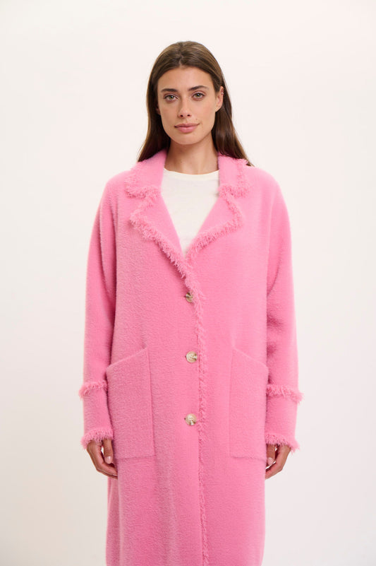 Rino & Pelle Damen Mantel Catena xxl rosa