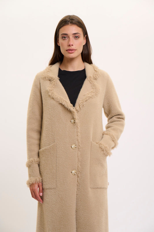 Rino & Pelle Damen Mantel Catena xxl beige