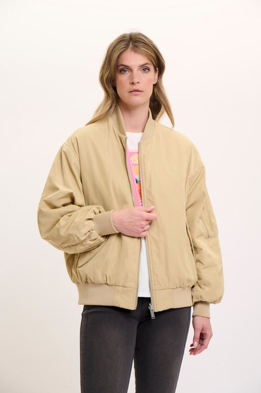 Rino & Pelle Damen Bomberjacke Elyn 44 beige