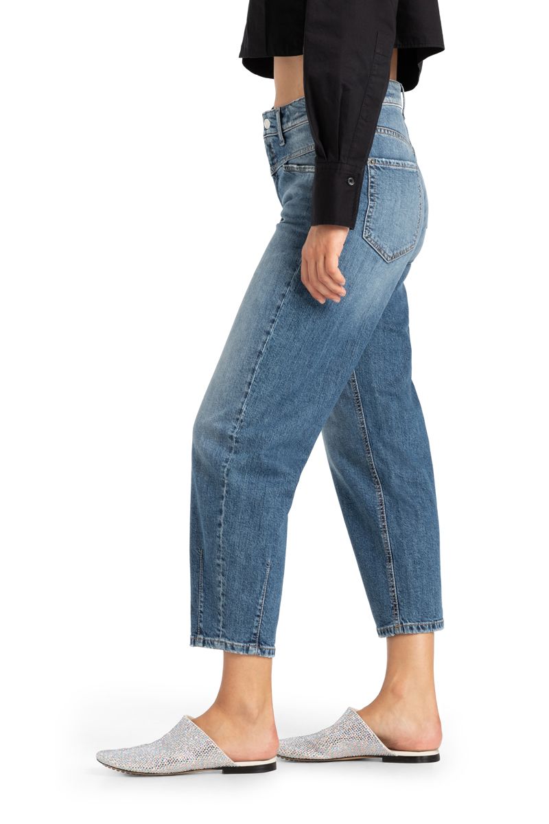 Cambio Damen Jeans Elin blau