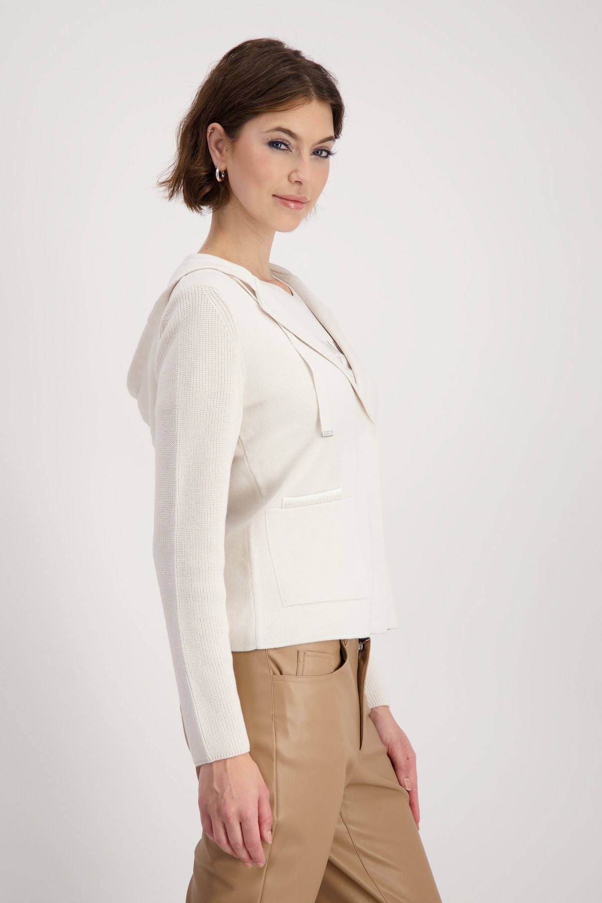 Monari Damen Strickjacke beige