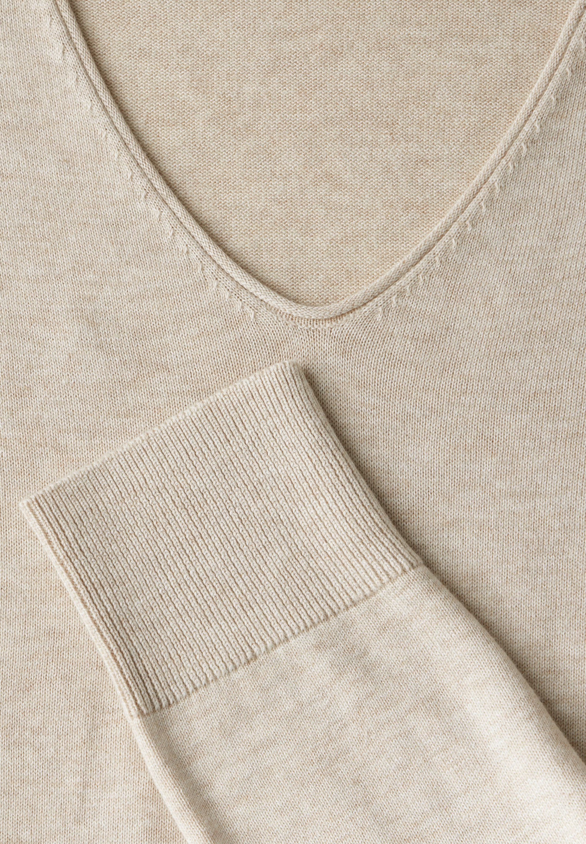 Cecil Damen Feinstrickpullover beige