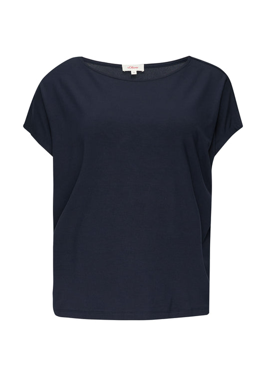 s.Oliver Damen T-Shirt blau