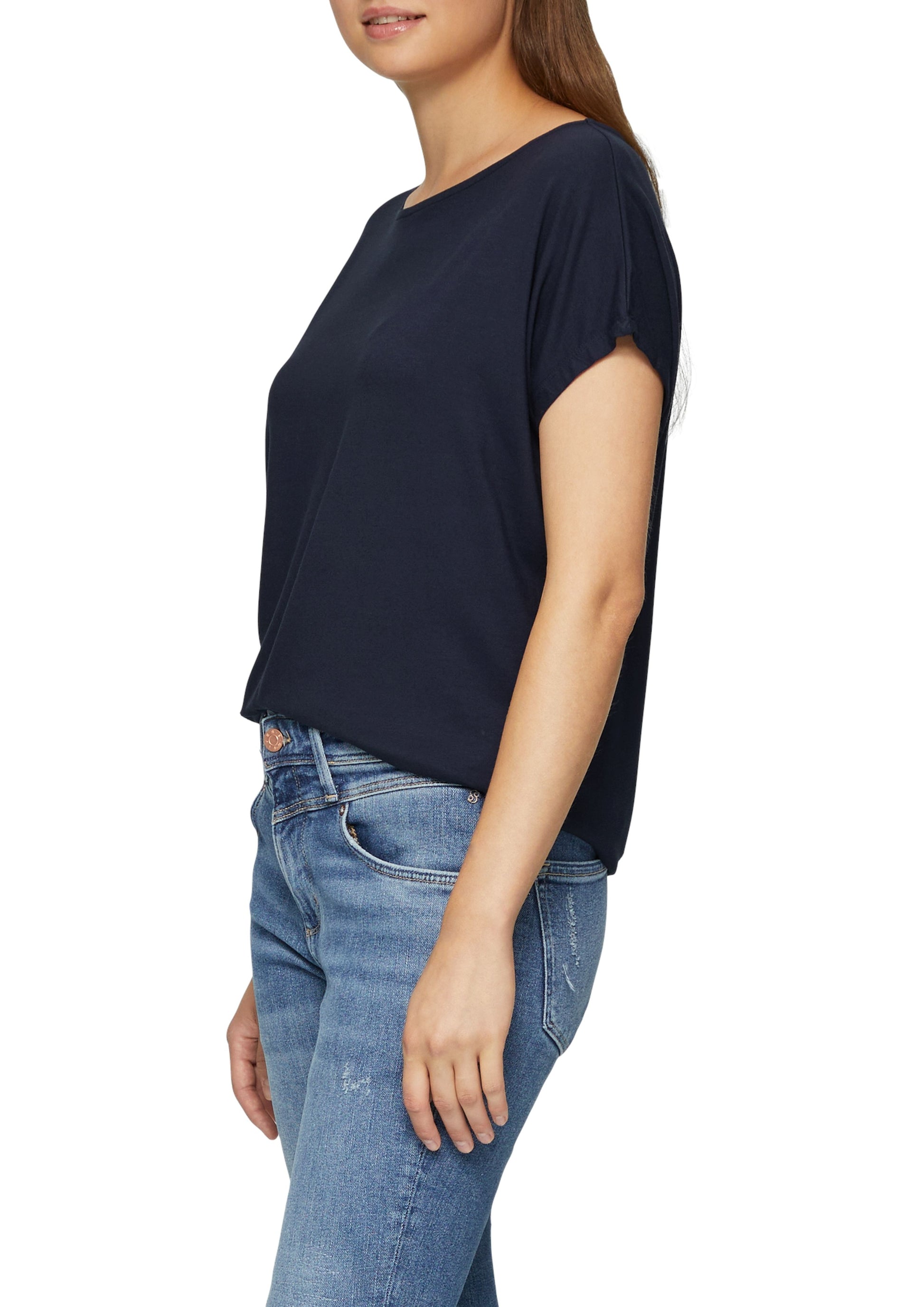 s.Oliver Damen T-Shirt blau
