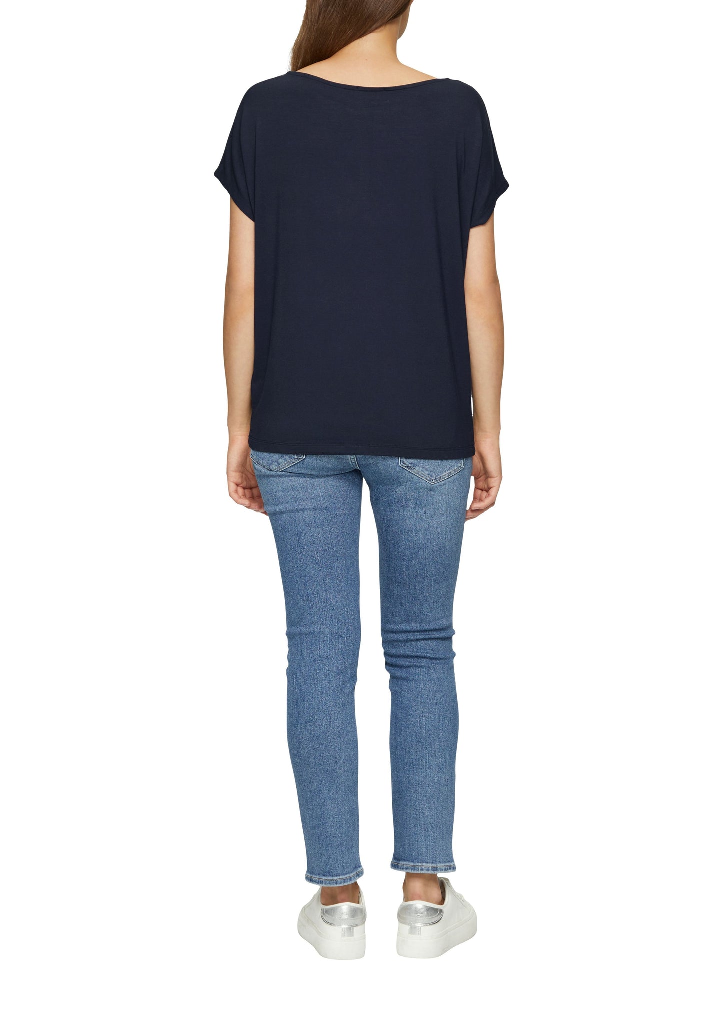 s.Oliver Damen T-Shirt blau