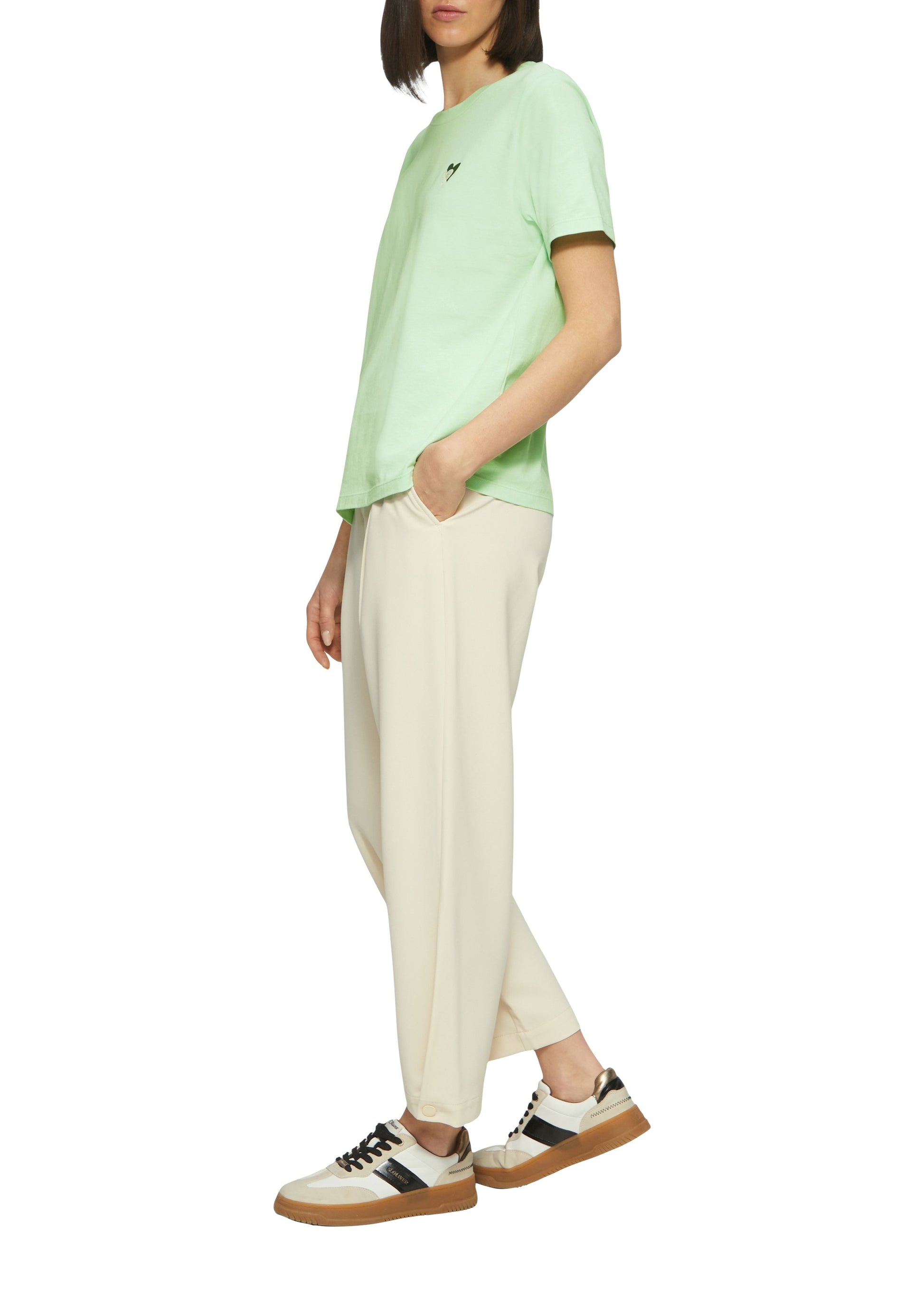 s.Oliver Damen T-Shirt grün