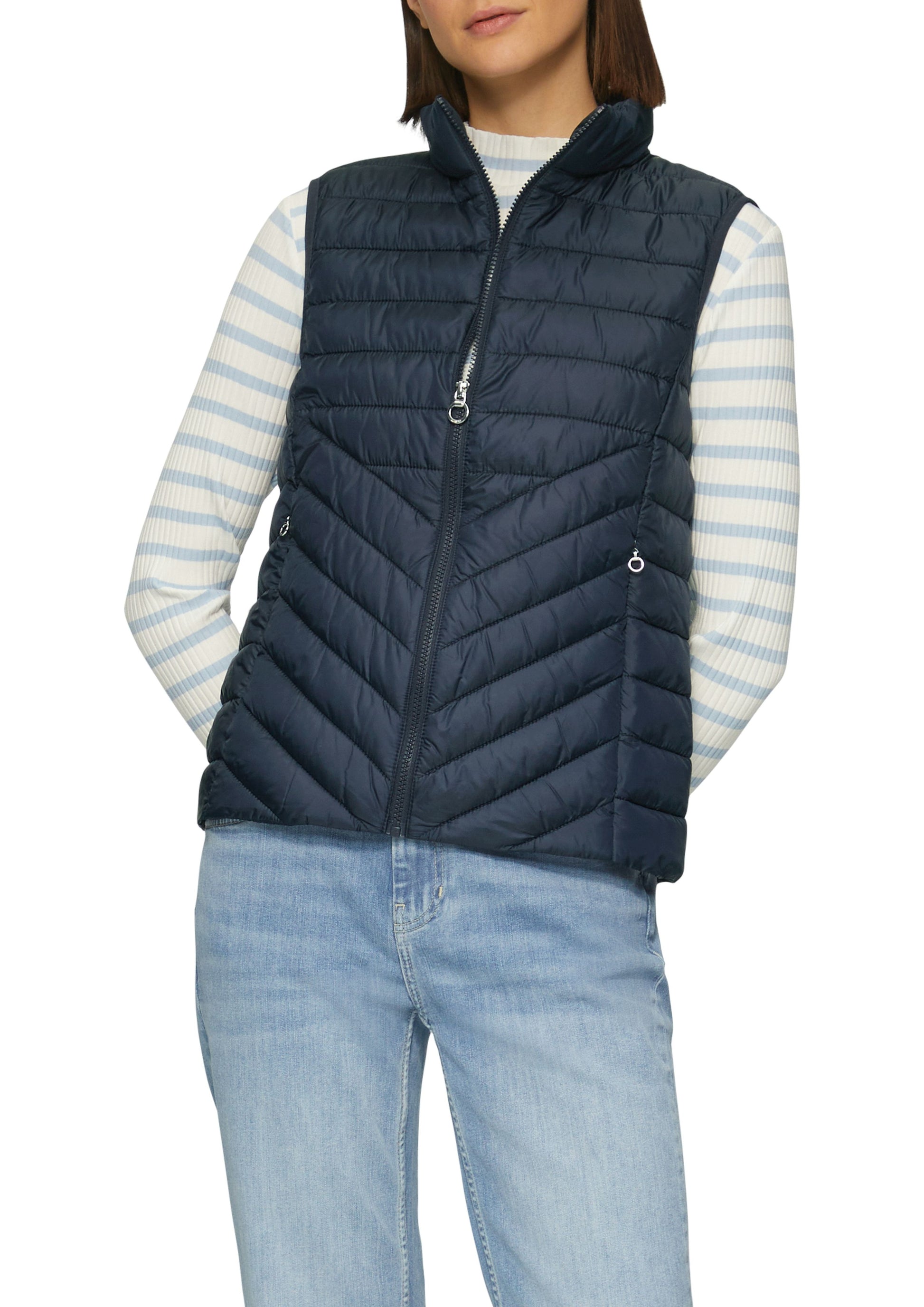 s.Oliver Damen Outdoor-Weste blau