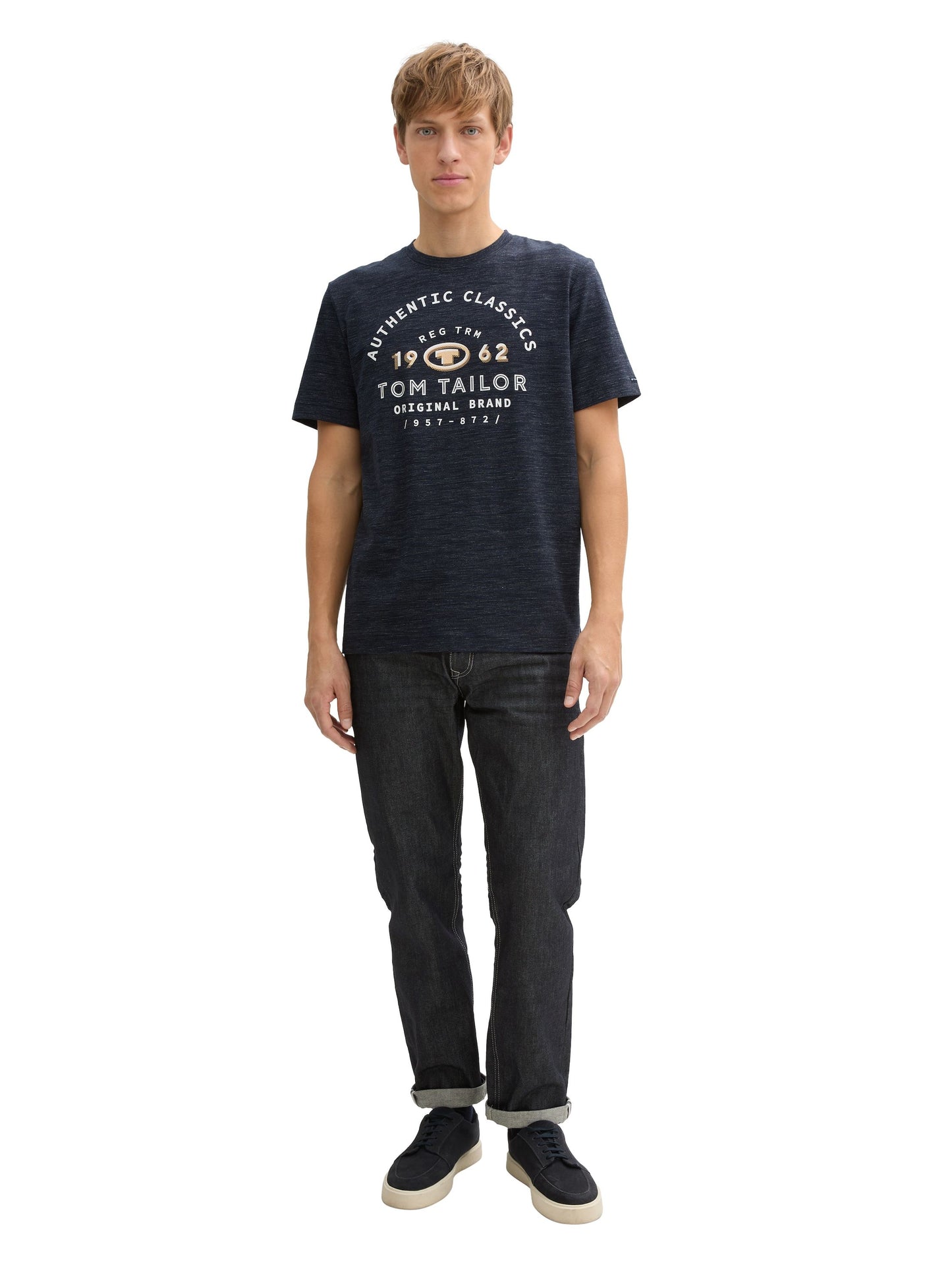 Tom Tailor Herren T-Shirt blau