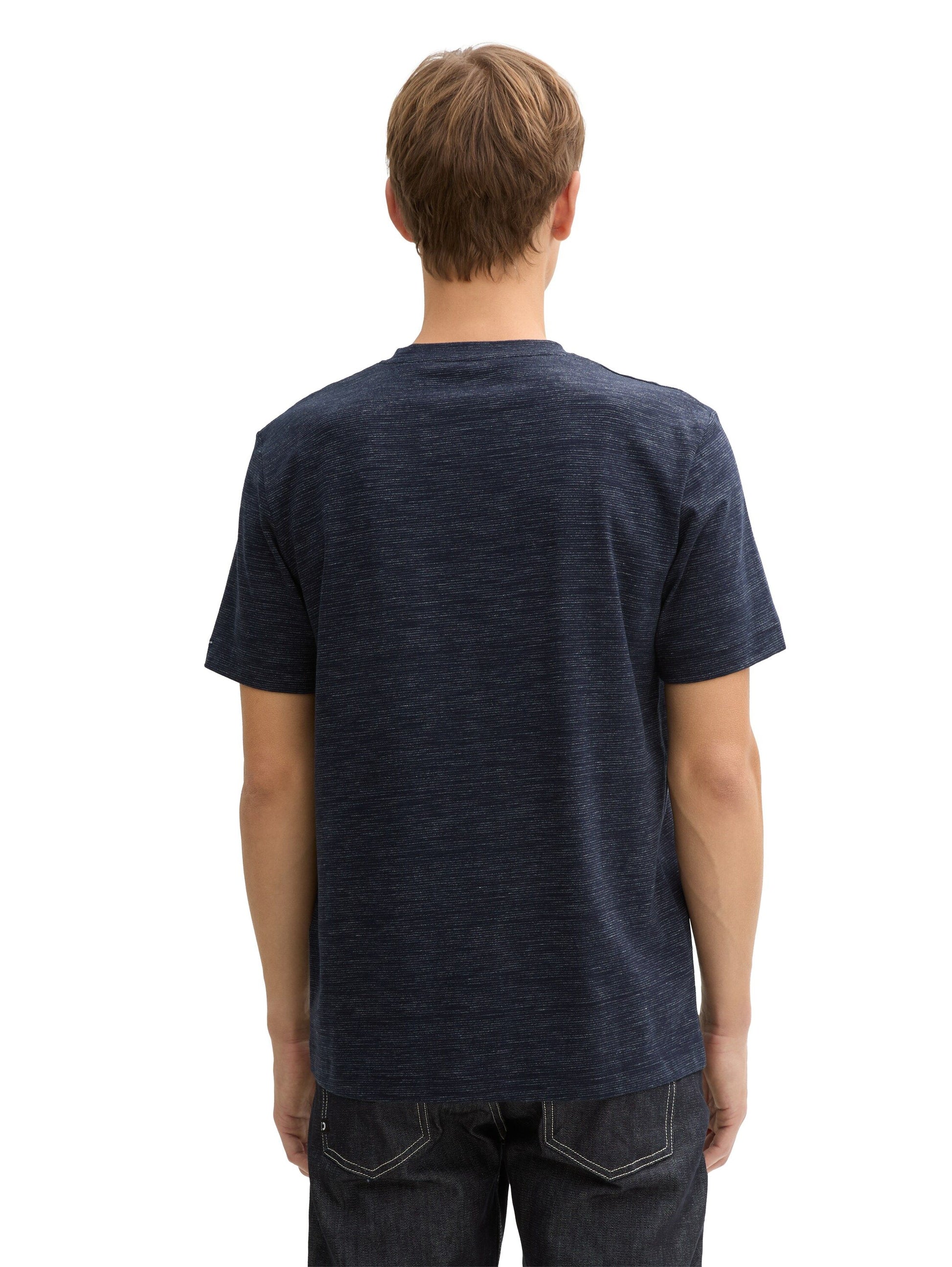 Tom Tailor Herren T-Shirt blau