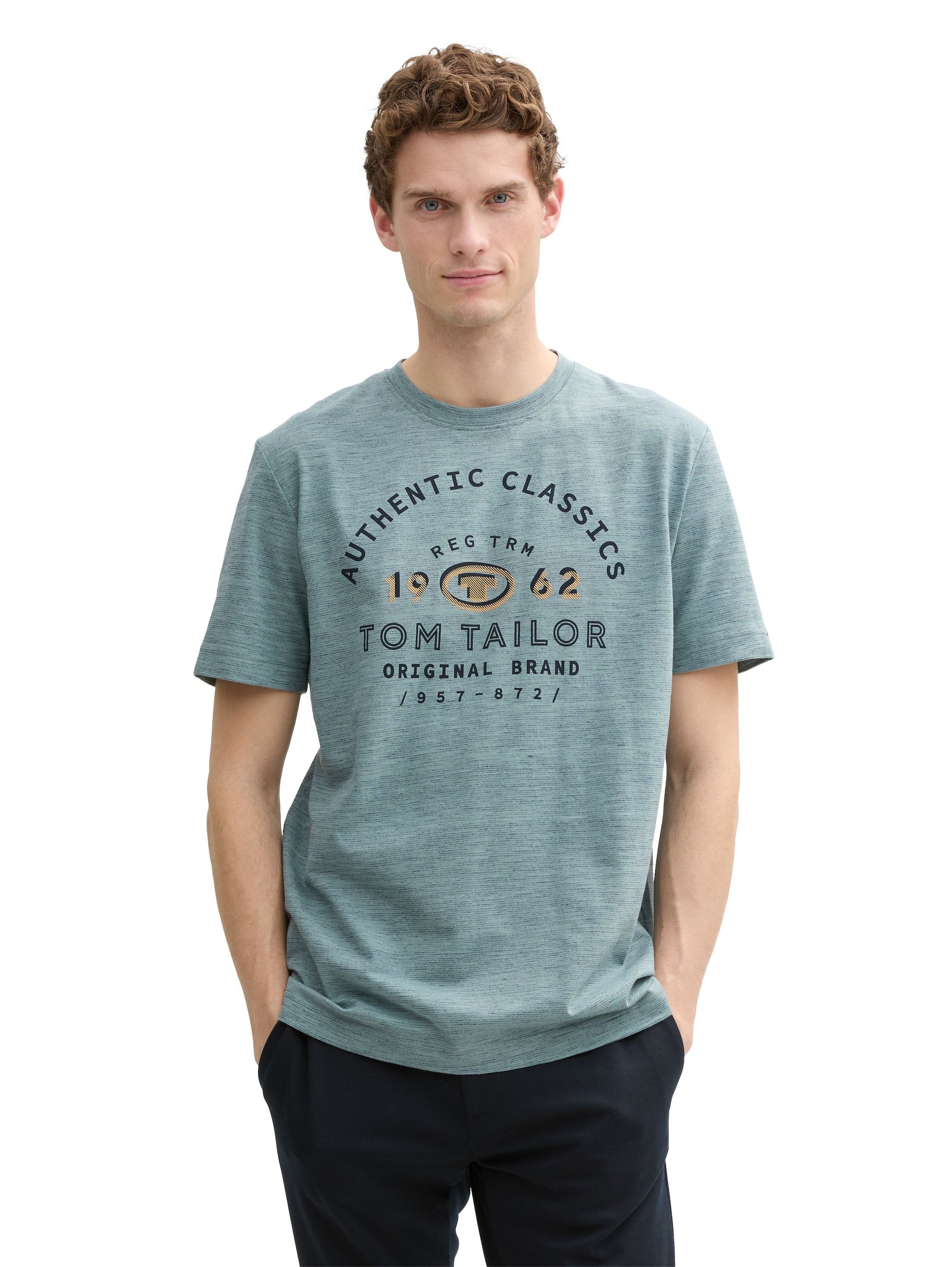 Tom Tailor Herren T-Shirt grau