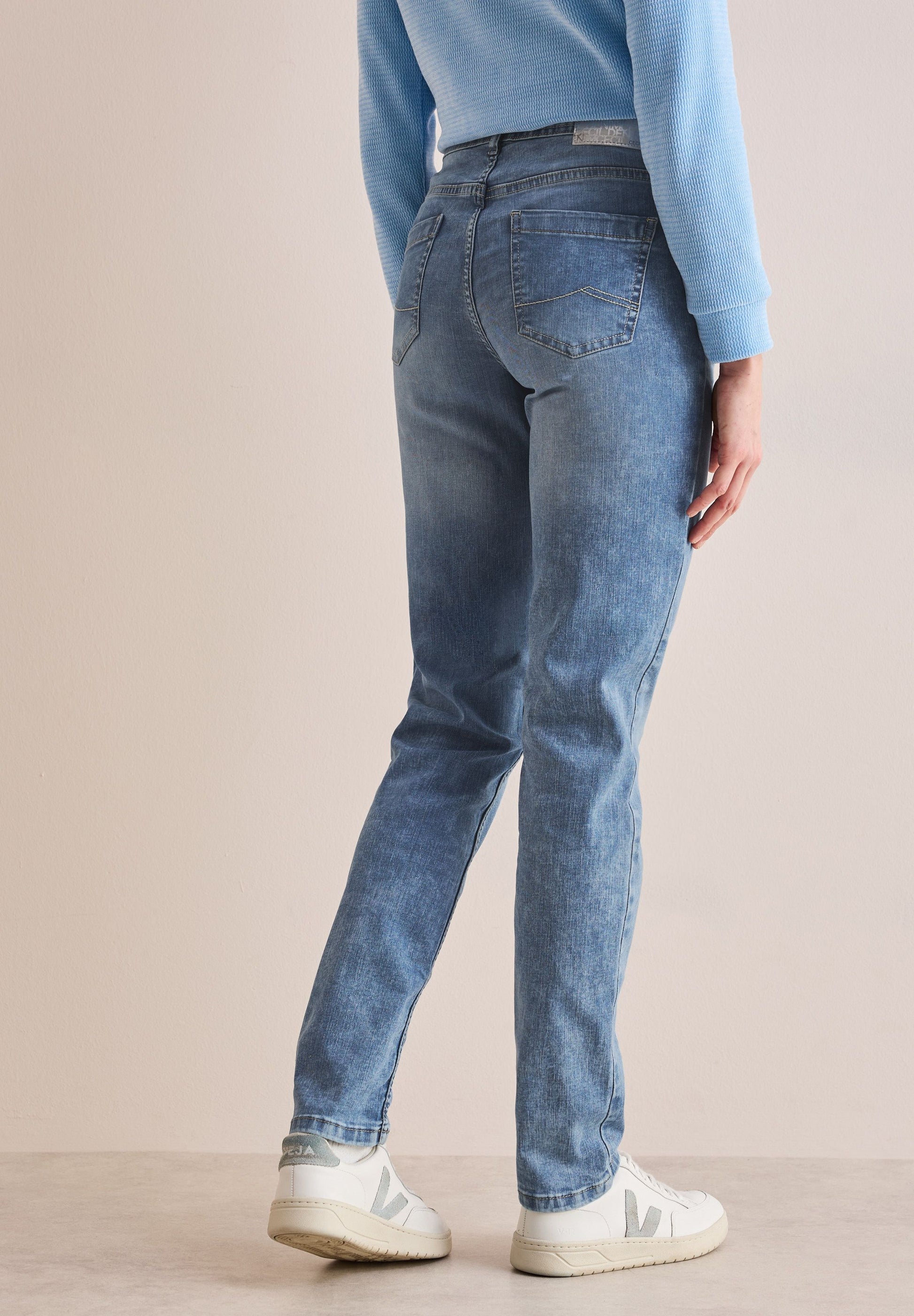 Cecil Damen Jeans blau