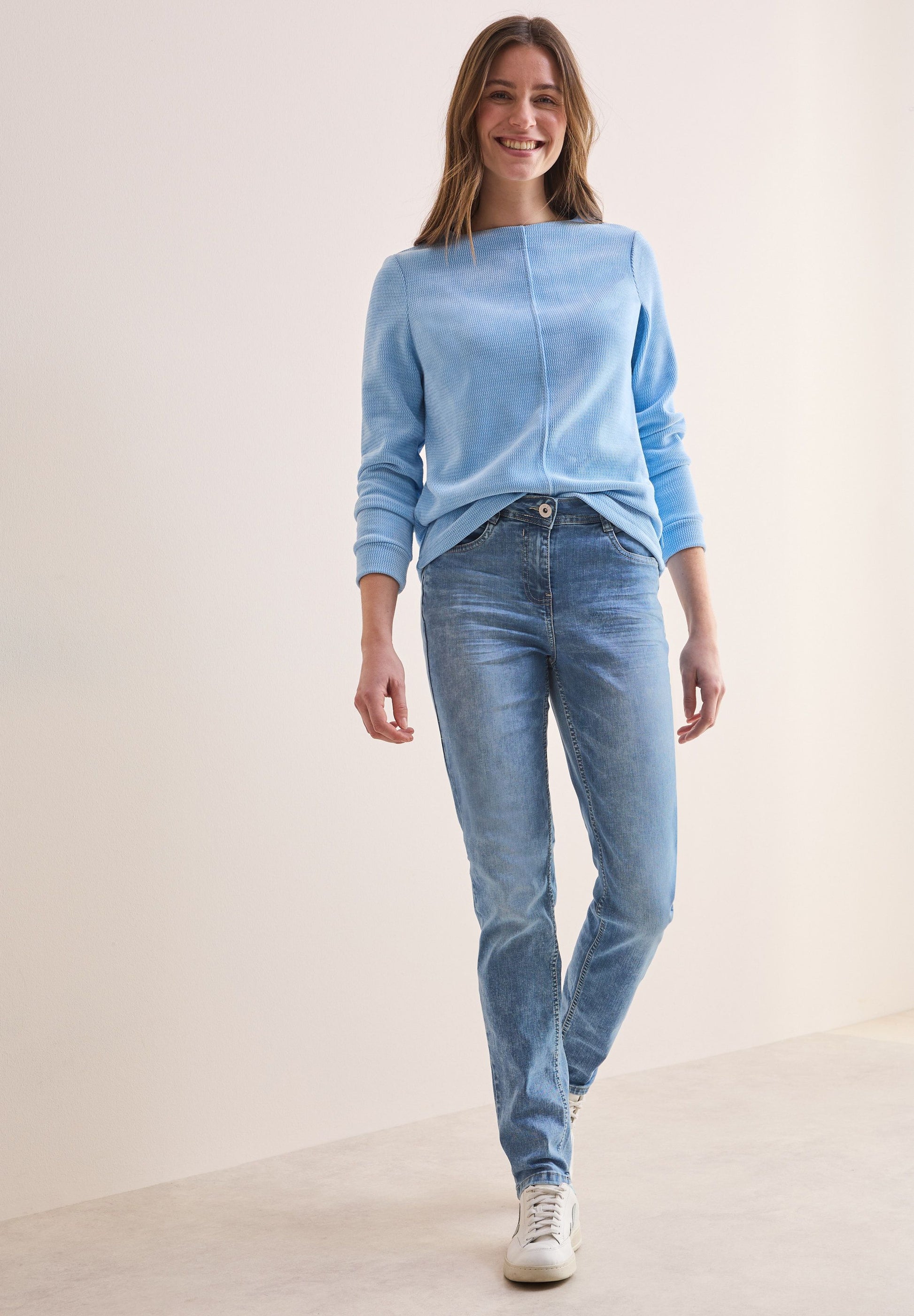 Cecil Damen Jeans blau