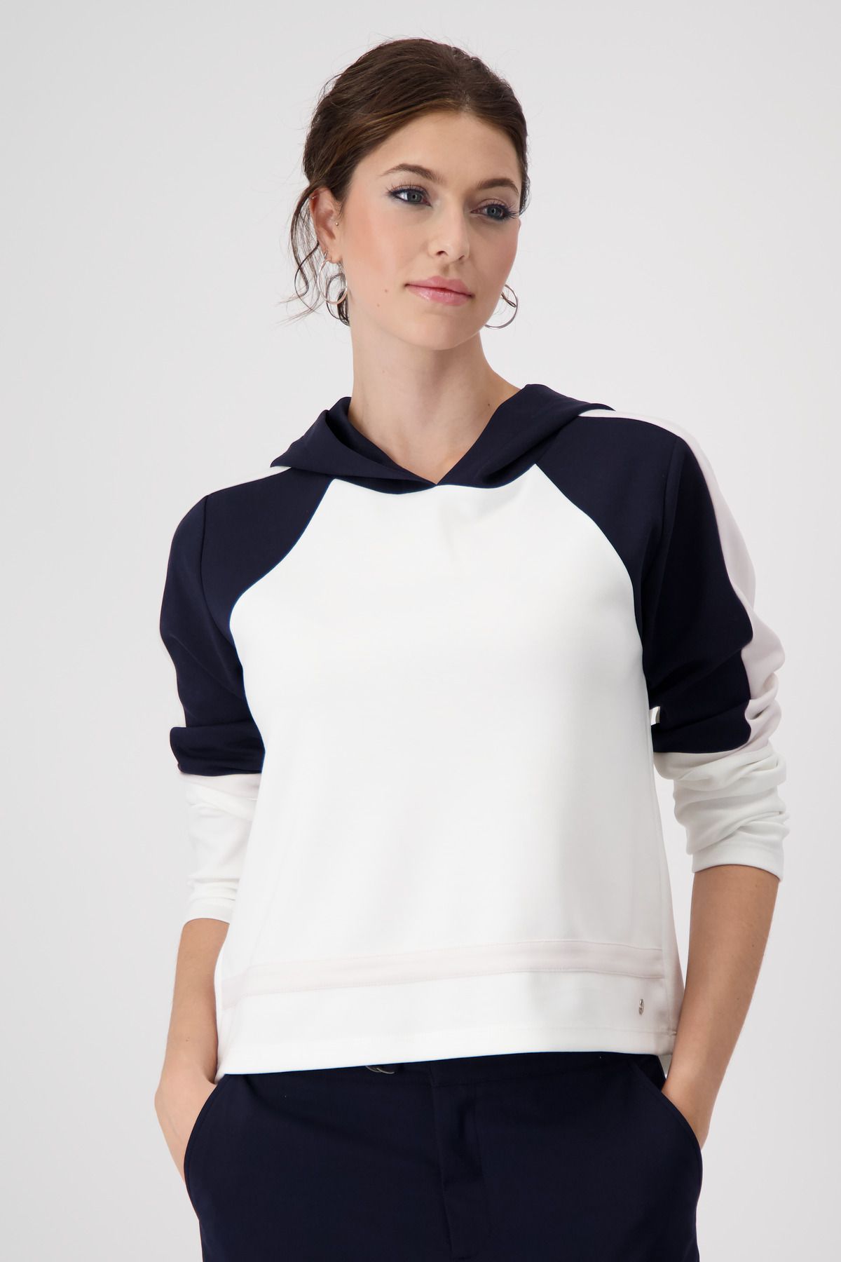 Monari Damen Sweatshirt weiß