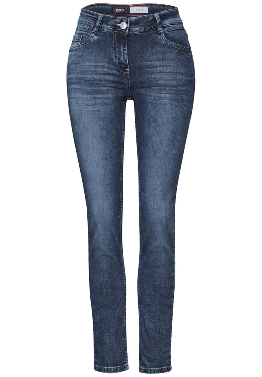 Cecil Damen Jeans 30 blau