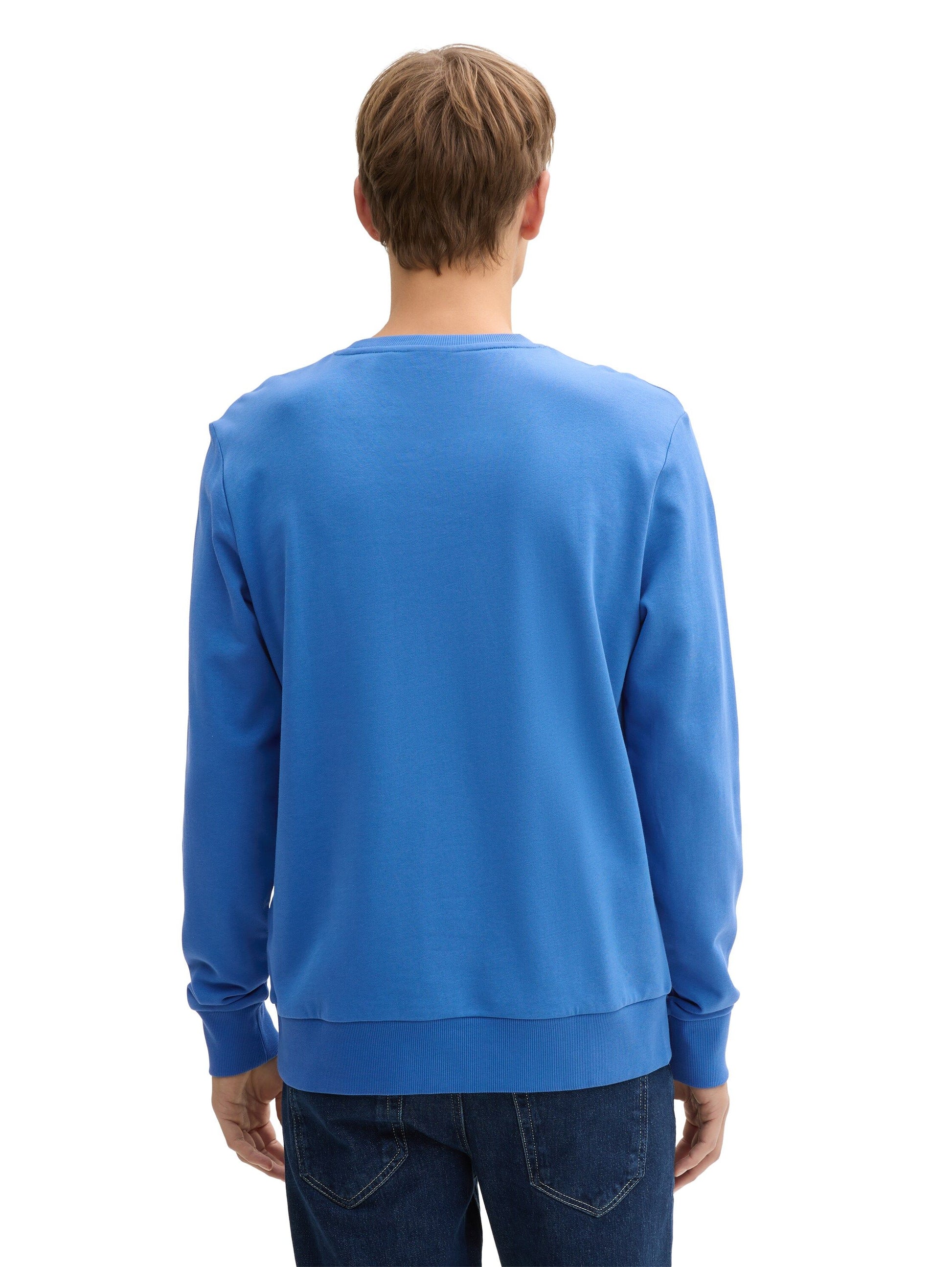 Tom Tailor Herren Sweatshirt blau