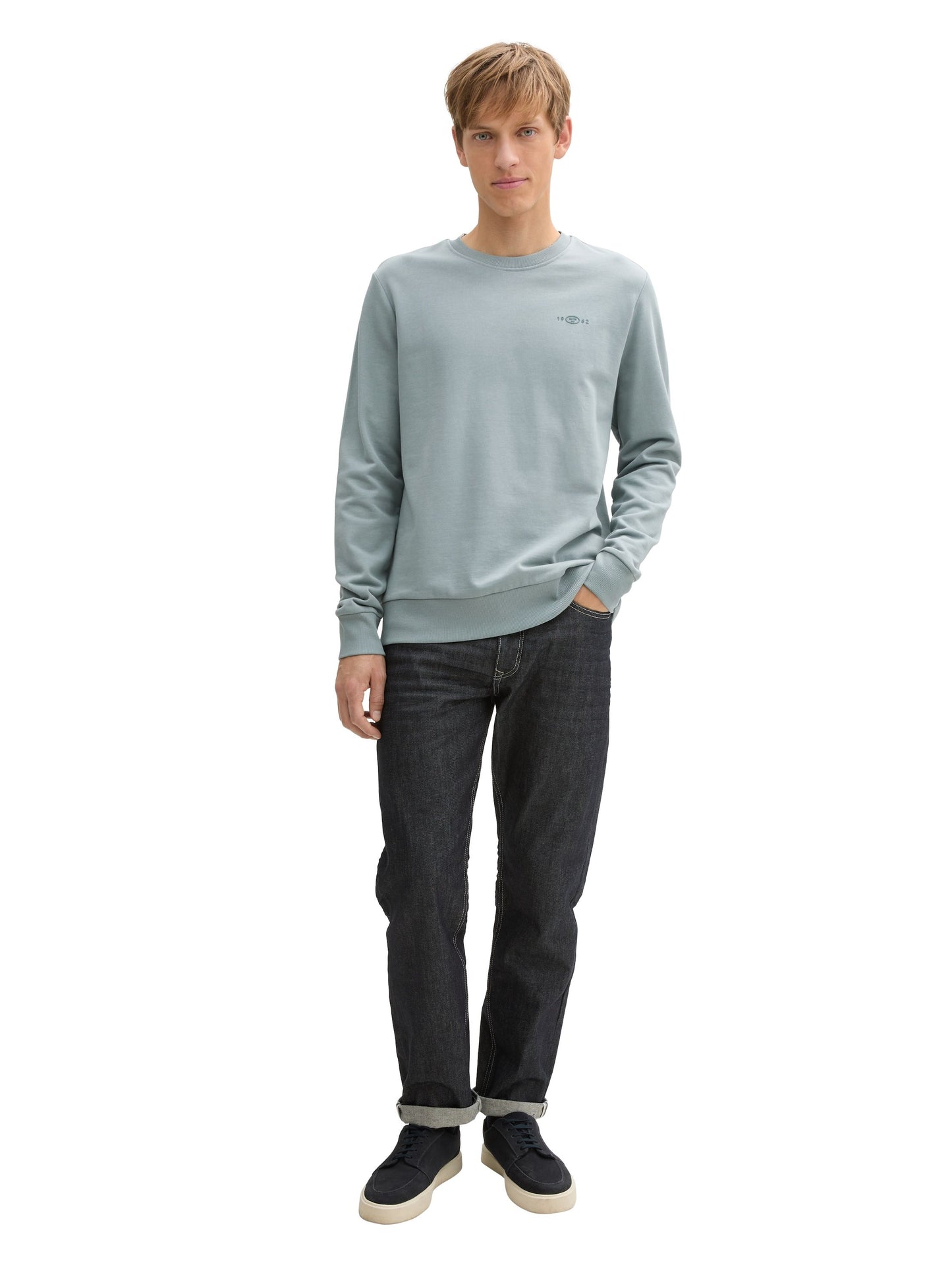 Tom Tailor Herren Sweatshirt grün