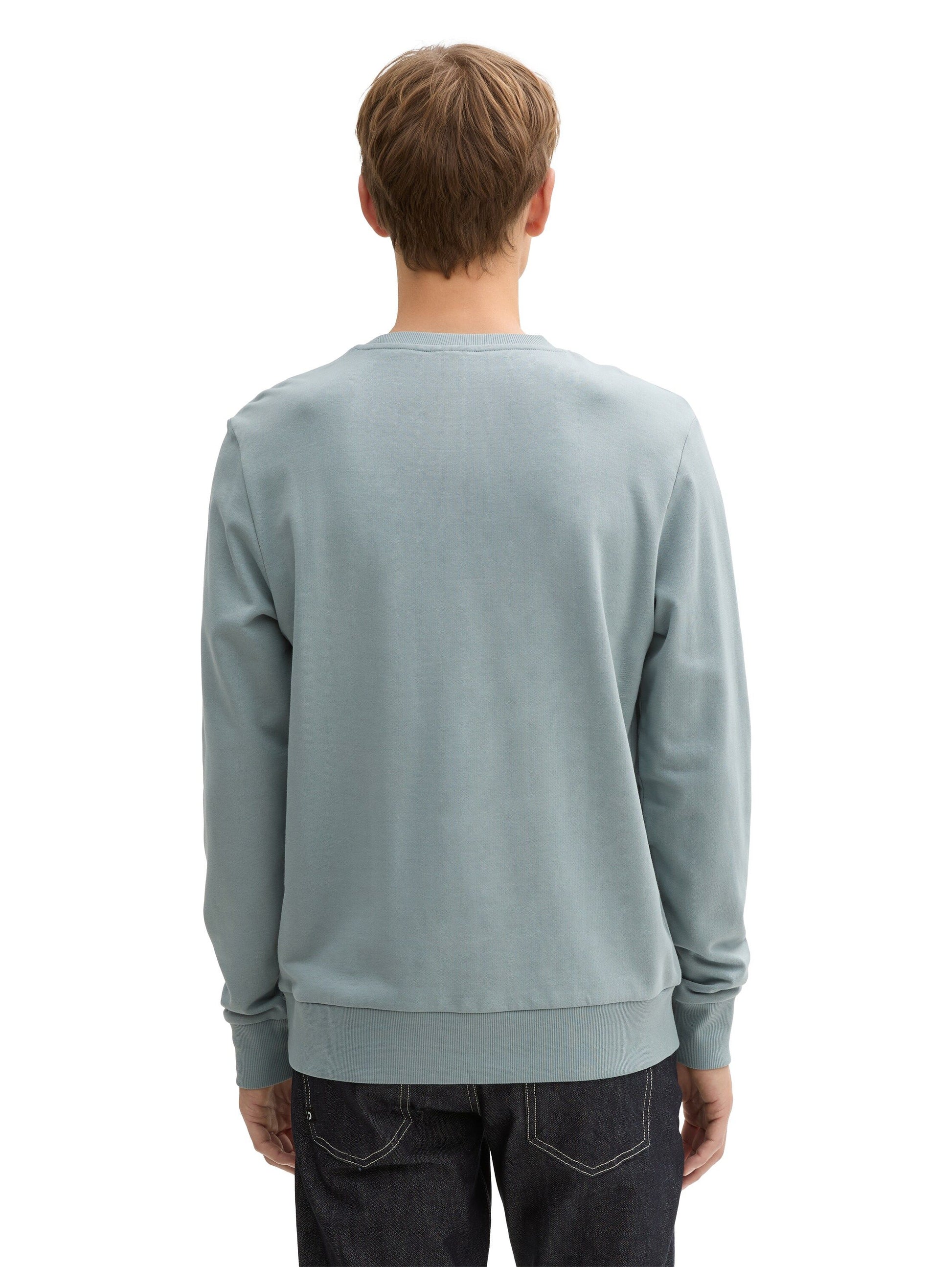 Tom Tailor Herren Sweatshirt grün