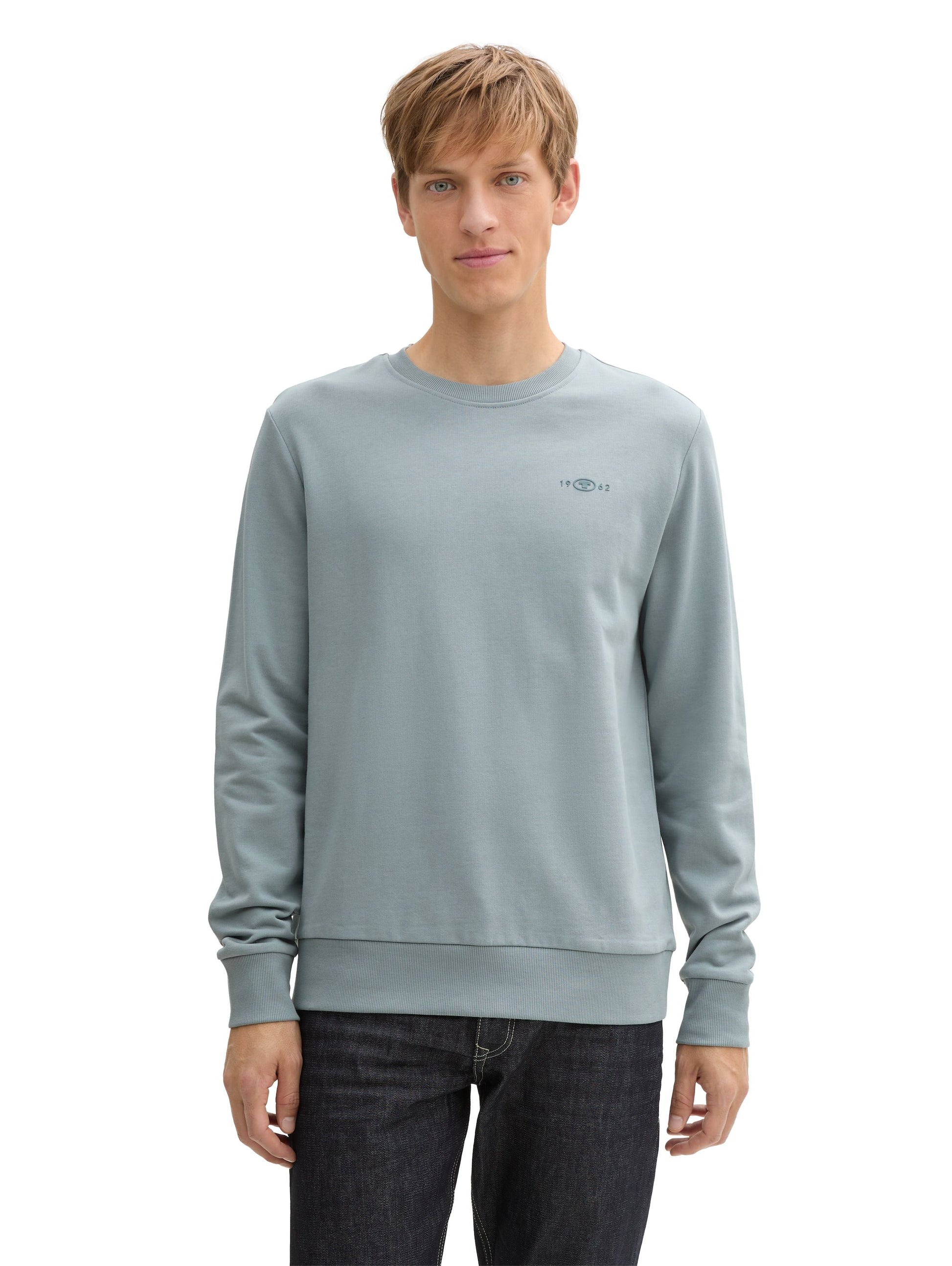 Tom Tailor Herren Sweatshirt grün