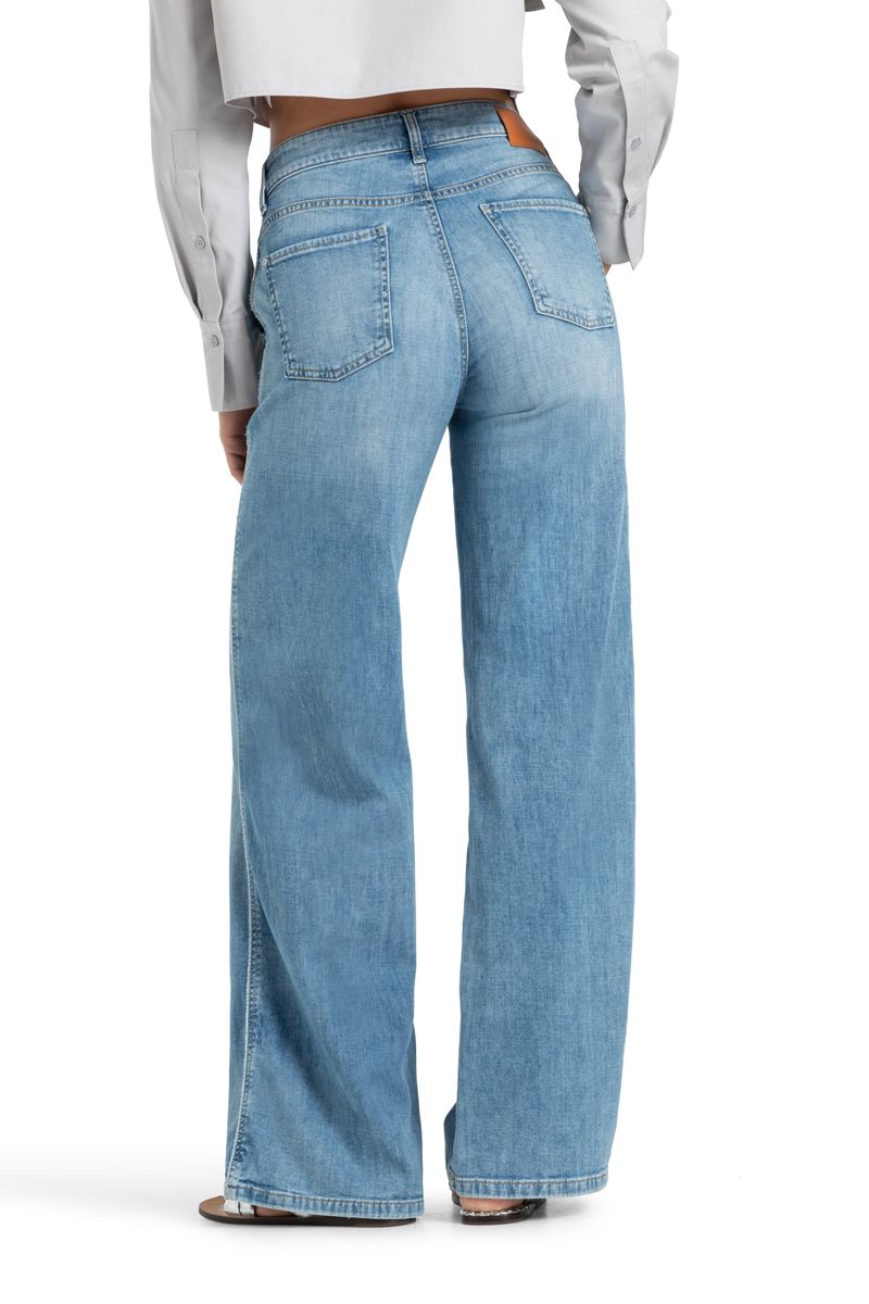 Cambio Damen Jeans Alek blau