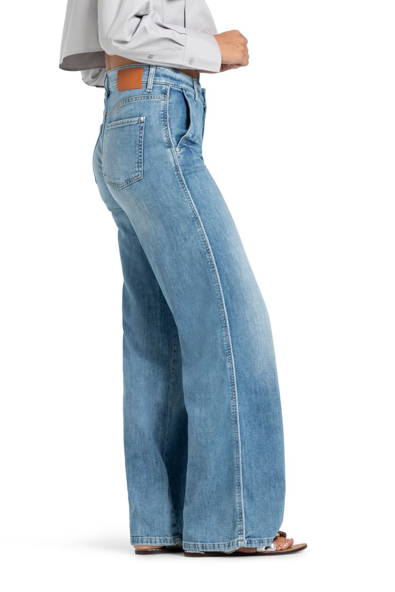 Cambio Damen Jeans Alek blau