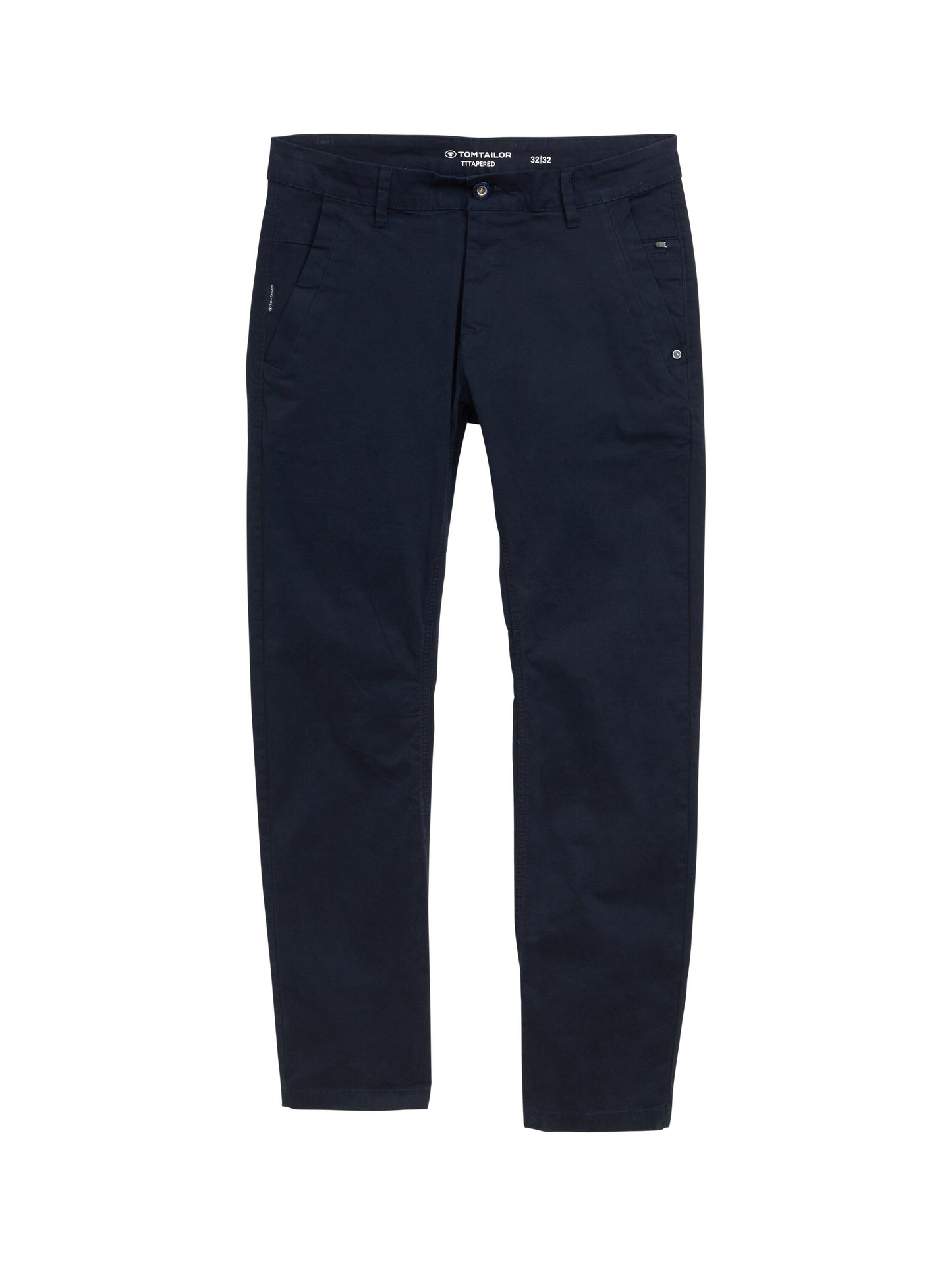 Tom Tailor Herren Tapered Chino Hose blau